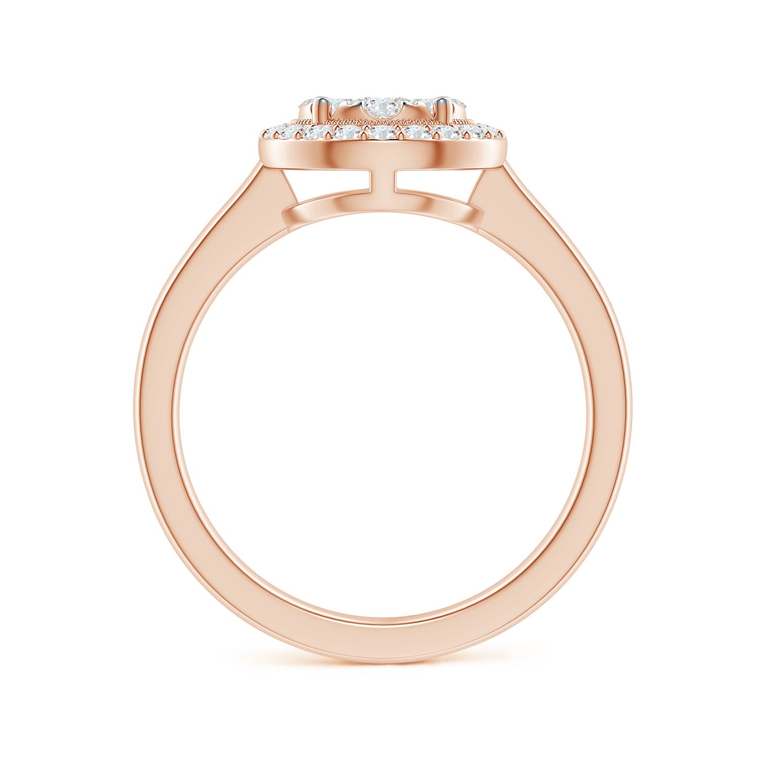 F-G, VS / 0.61 CT / 14 KT Rose Gold