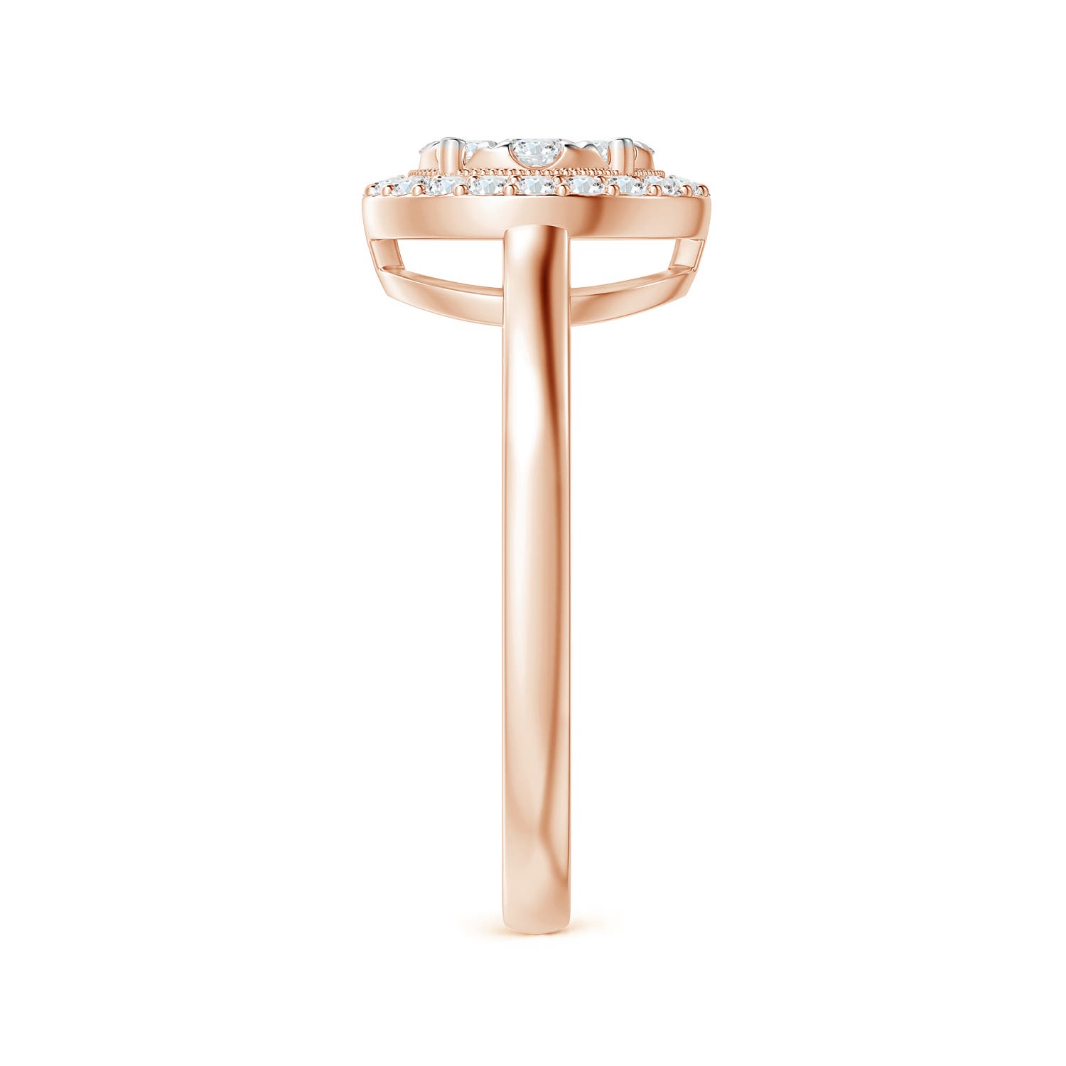 F-G, VS / 0.61 CT / 14 KT Rose Gold