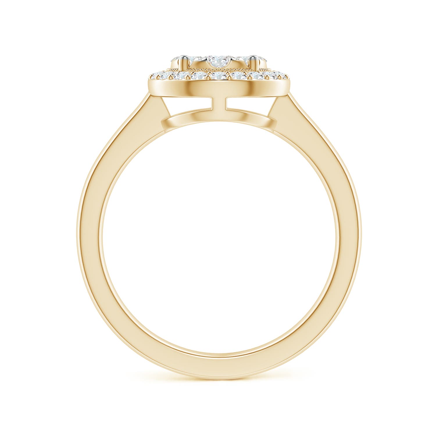 F-G, VS / 0.61 CT / 14 KT Yellow Gold