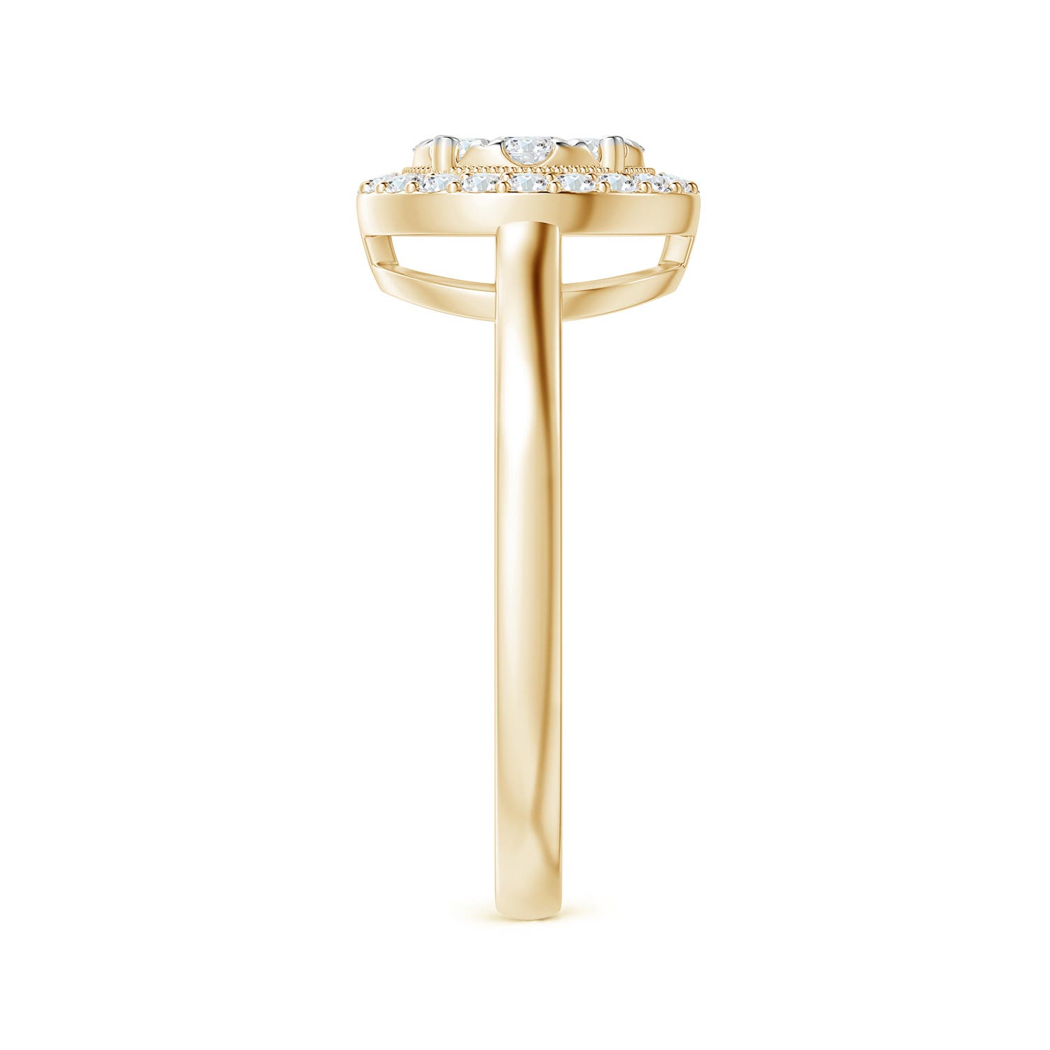 F-G, VS / 0.61 CT / 14 KT Yellow Gold