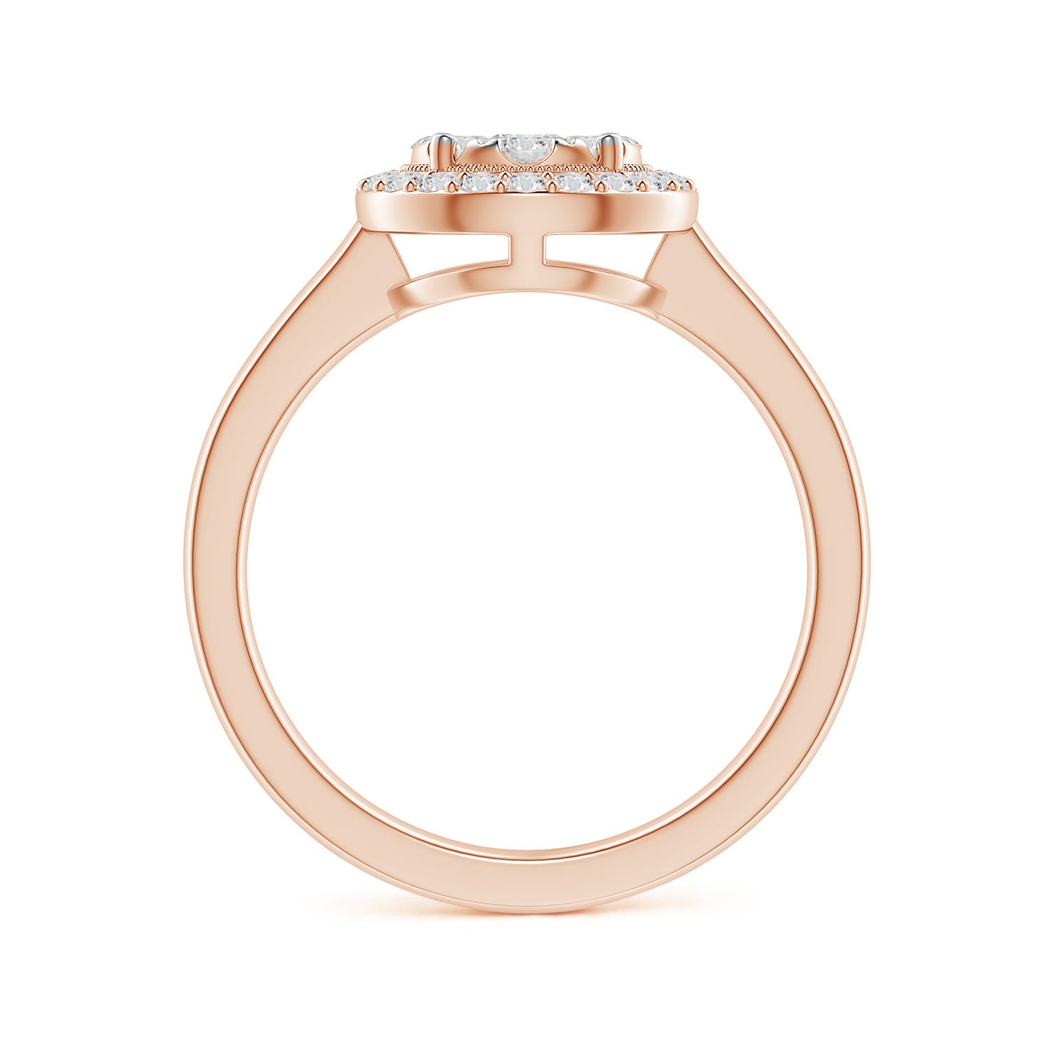 H, SI2 / 0.61 CT / 14 KT Rose Gold