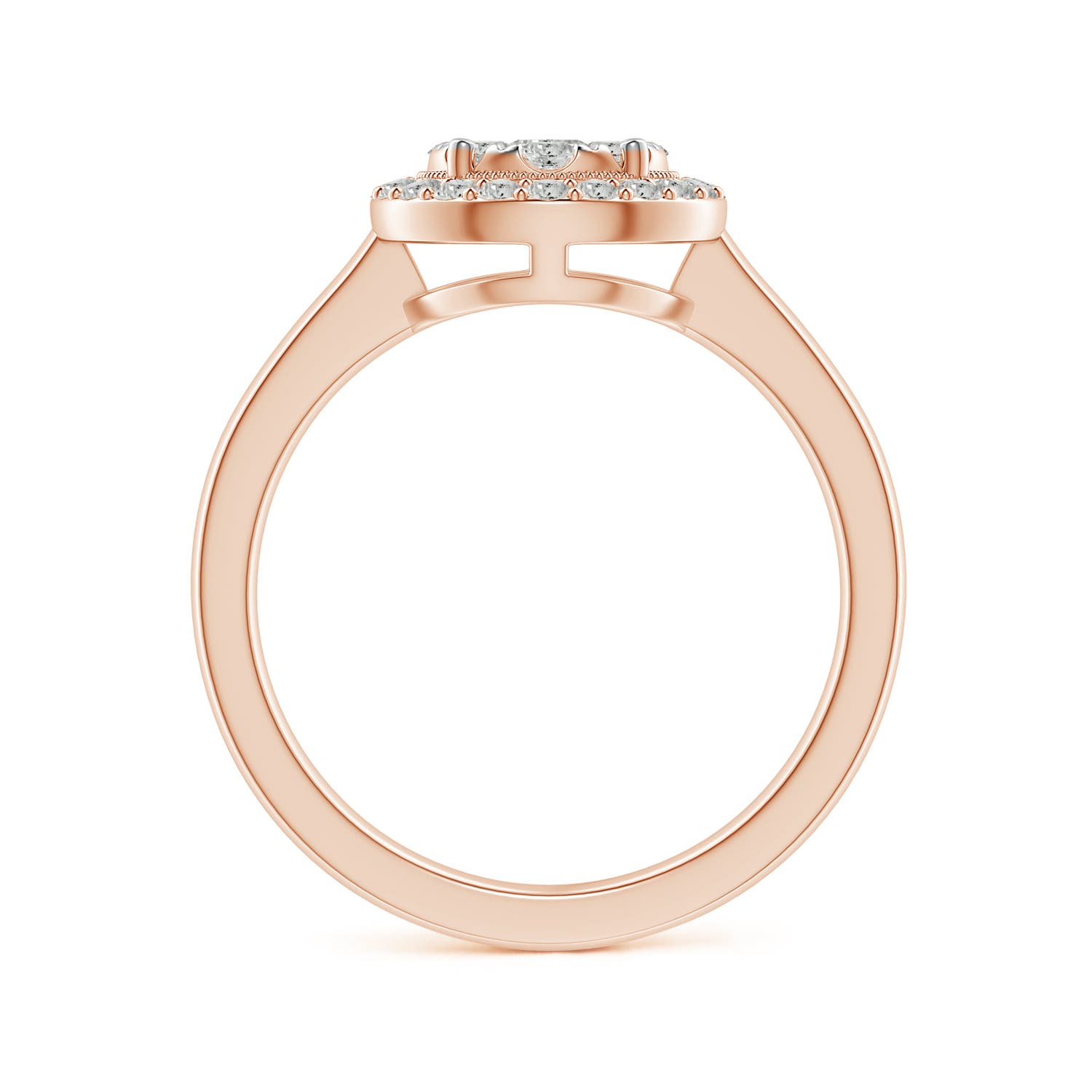 K, I3 / 0.61 CT / 14 KT Rose Gold