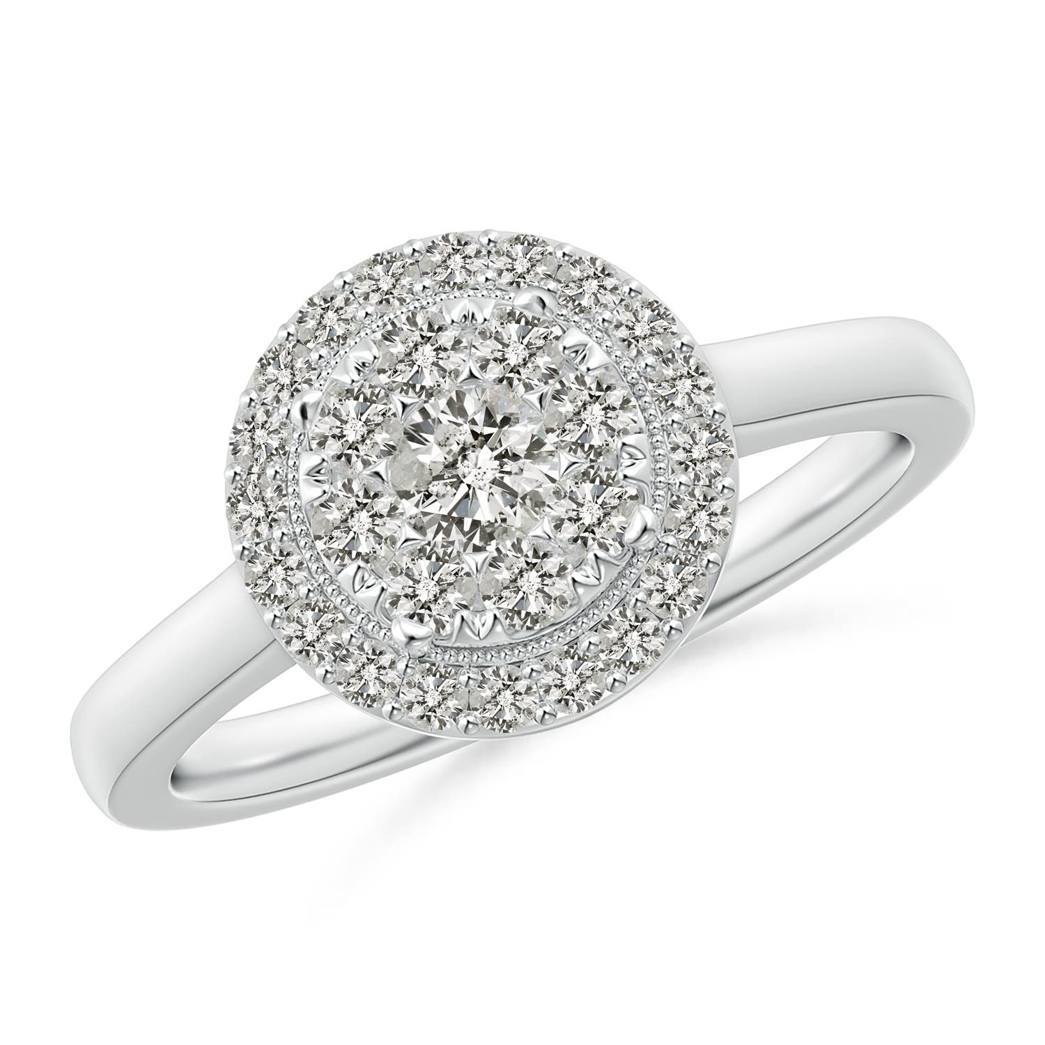 K, I3 / 0.61 CT / 14 KT White Gold