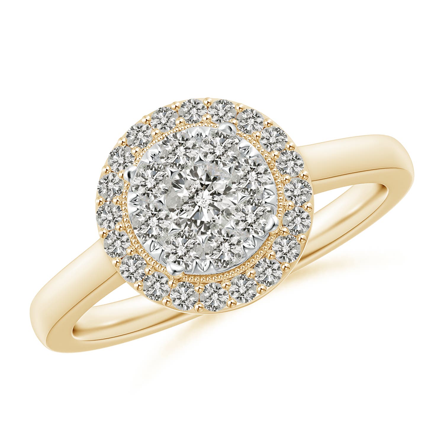 K, I3 / 0.61 CT / 14 KT Yellow Gold