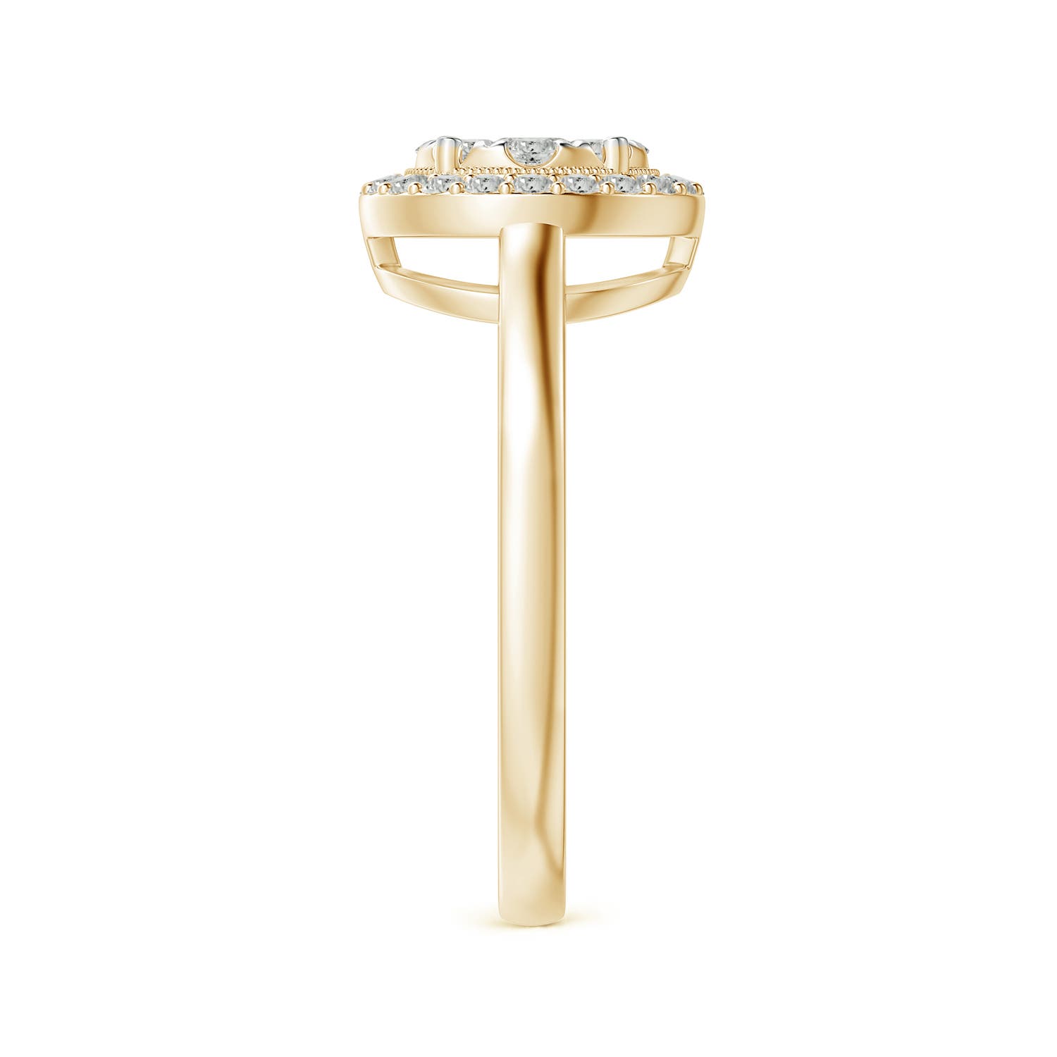 K, I3 / 0.61 CT / 14 KT Yellow Gold