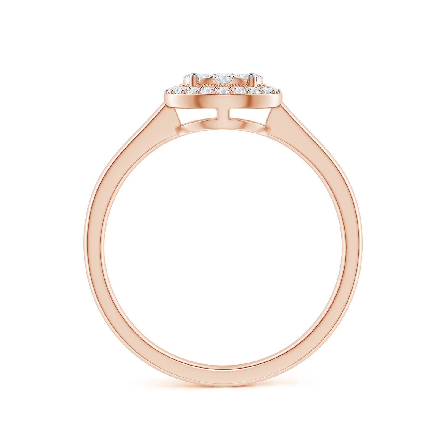 F-G, VS / 0.37 CT / 14 KT Rose Gold