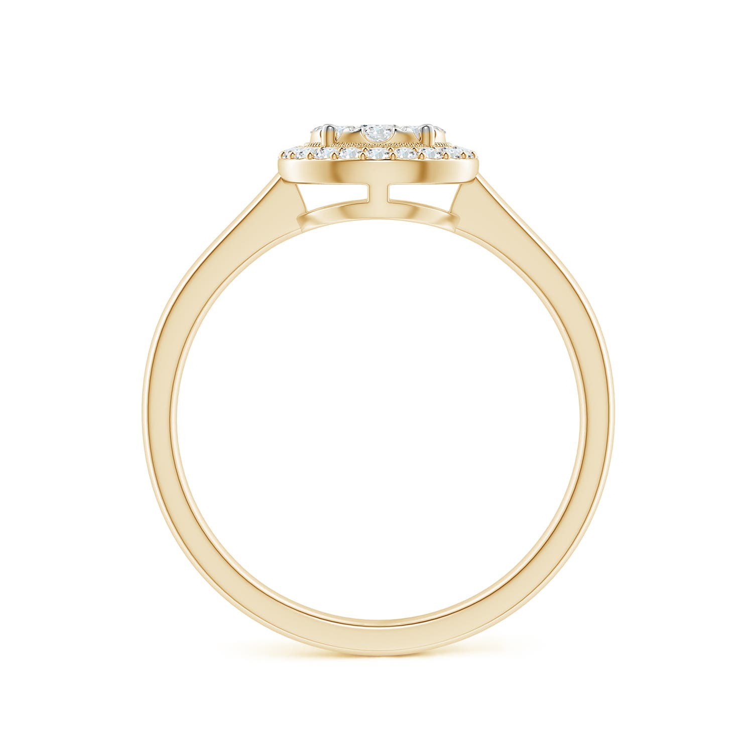 F-G, VS / 0.37 CT / 14 KT Yellow Gold