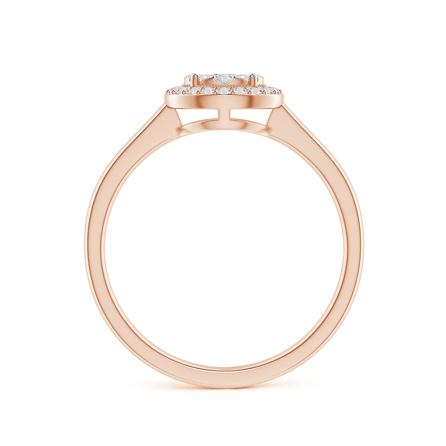 H, SI2 / 0.37 CT / 14 KT Rose Gold