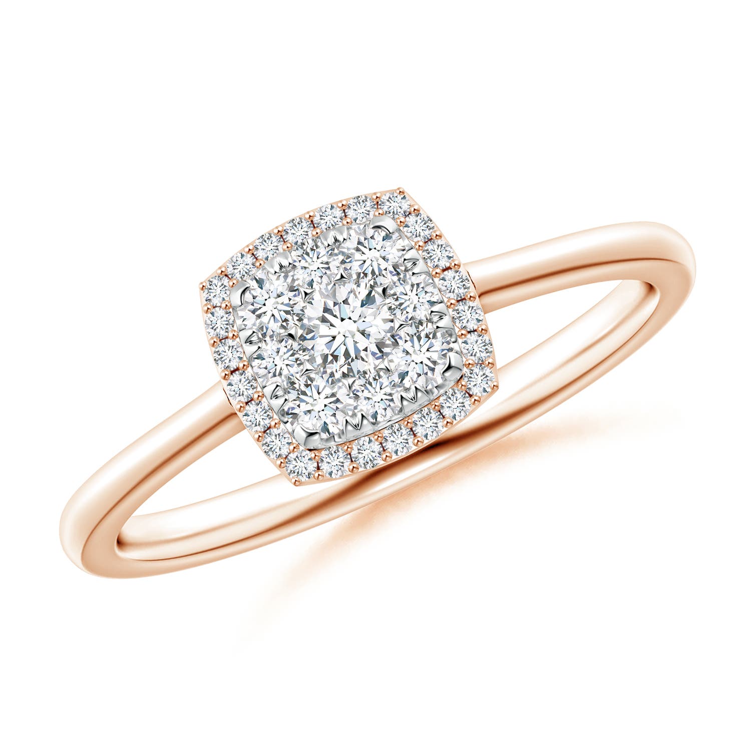 F-G, VS / 0.37 CT / 14 KT Rose Gold