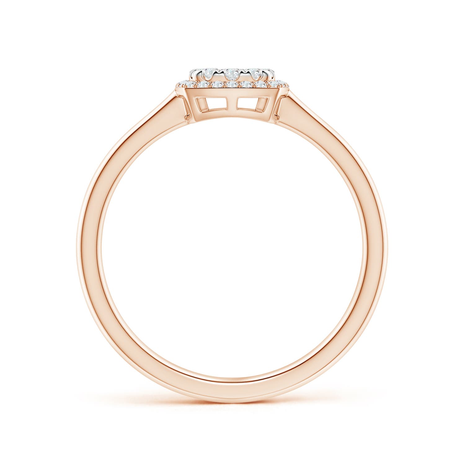 F-G, VS / 0.37 CT / 14 KT Rose Gold