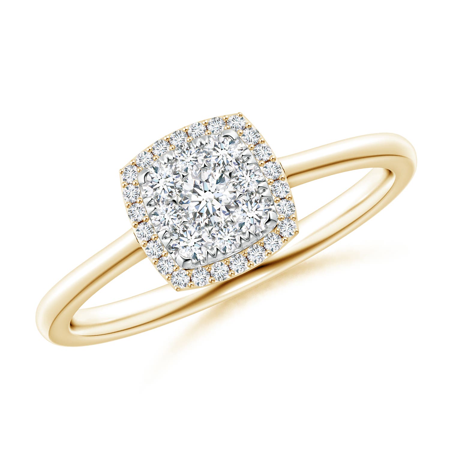 F-G, VS / 0.37 CT / 14 KT Yellow Gold