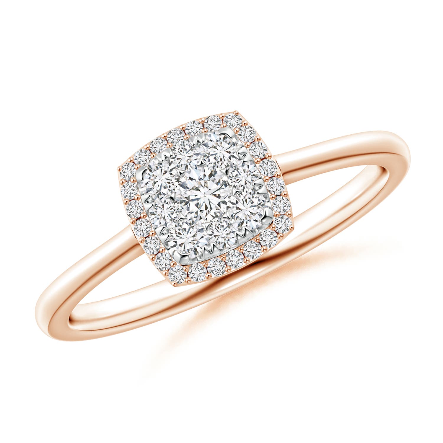 H, SI2 / 0.37 CT / 14 KT Rose Gold