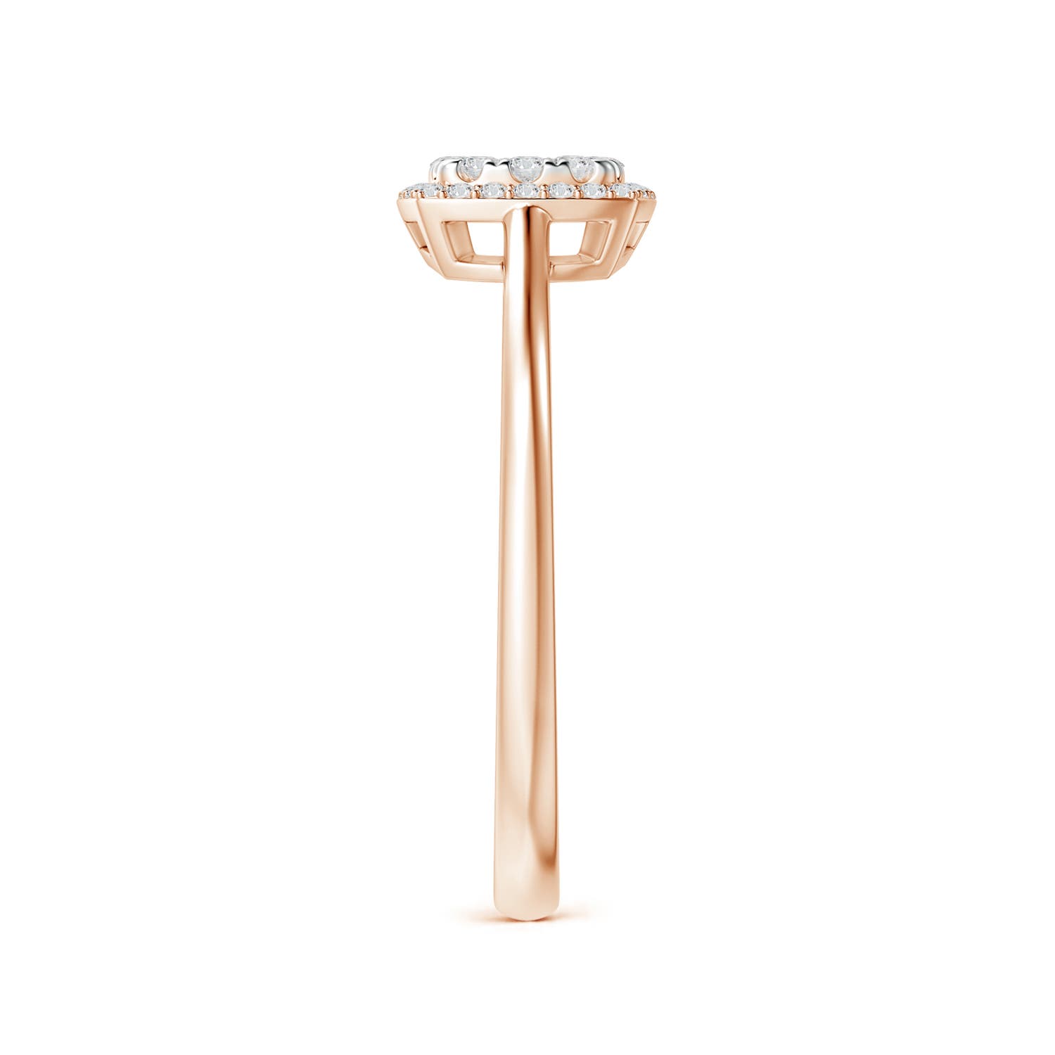 H, SI2 / 0.37 CT / 14 KT Rose Gold