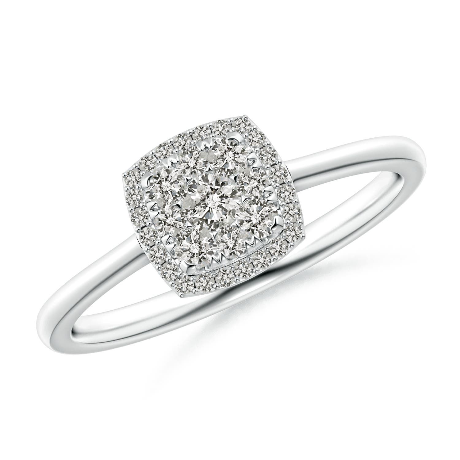 K, I3 / 0.37 CT / 14 KT White Gold