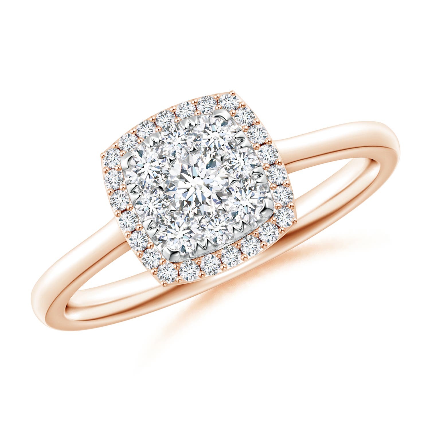 F-G, VS / 0.59 CT / 14 KT Rose Gold