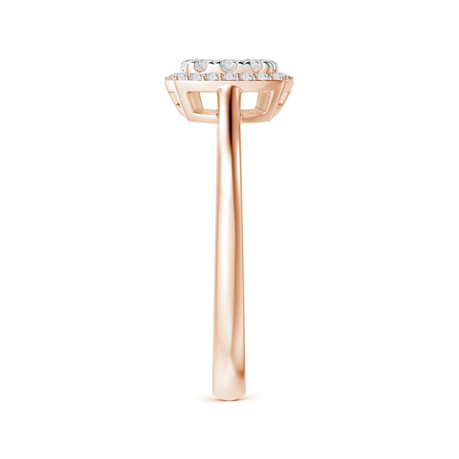 H, SI2 / 0.59 CT / 14 KT Rose Gold