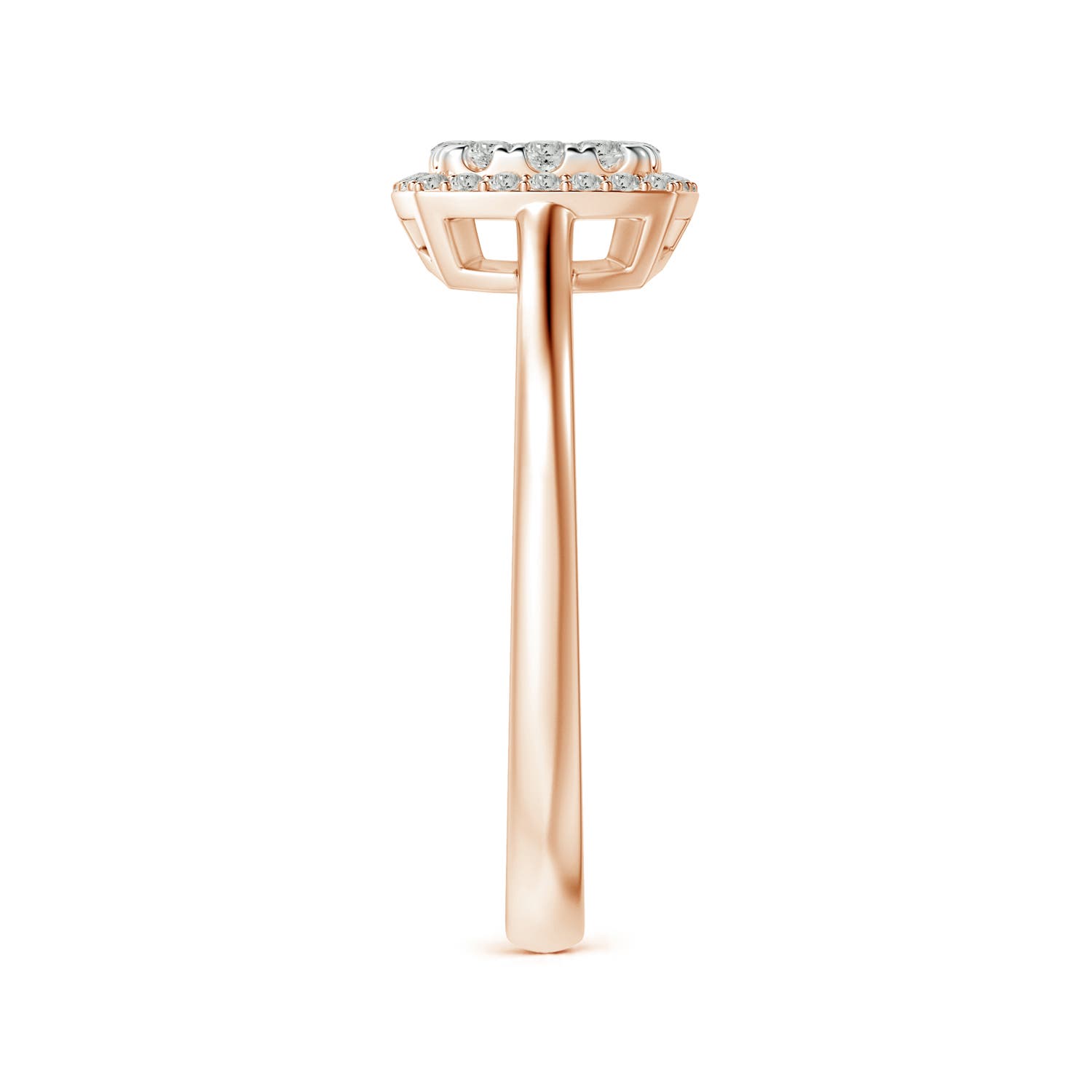 K, I3 / 0.59 CT / 14 KT Rose Gold