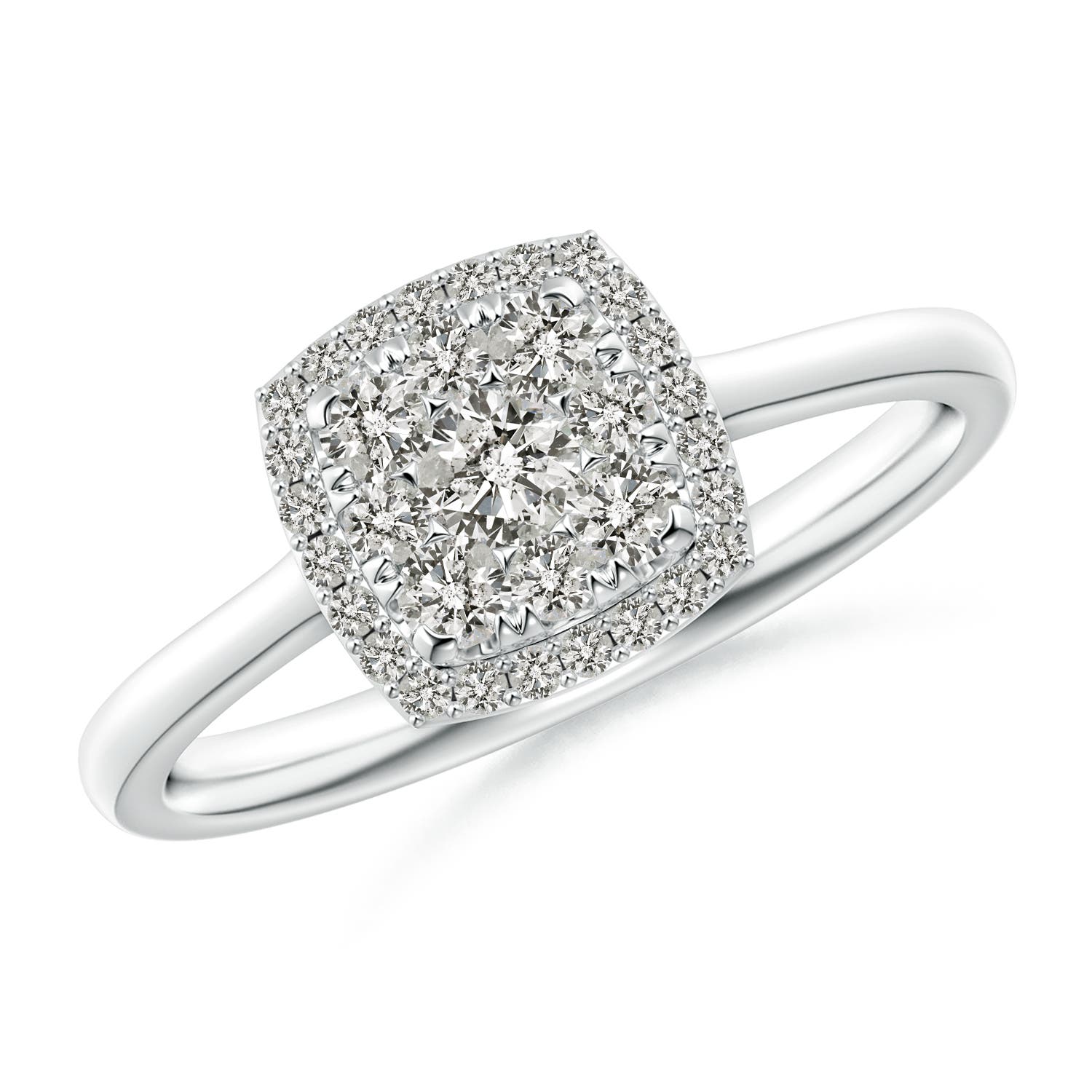 K, I3 / 0.59 CT / 14 KT White Gold