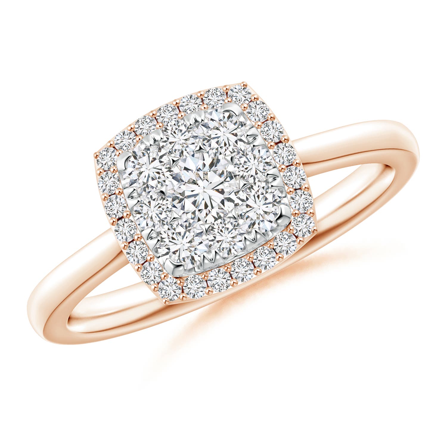 H, SI2 / 0.76 CT / 14 KT Rose Gold