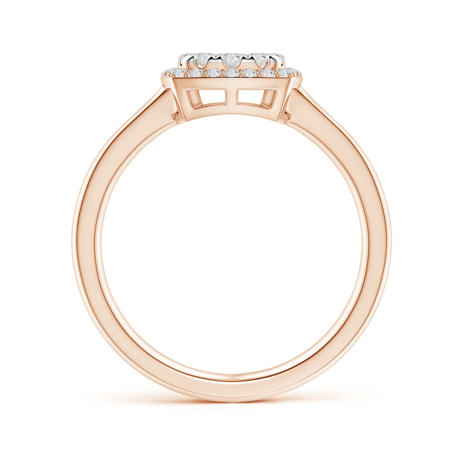 H, SI2 / 0.76 CT / 14 KT Rose Gold