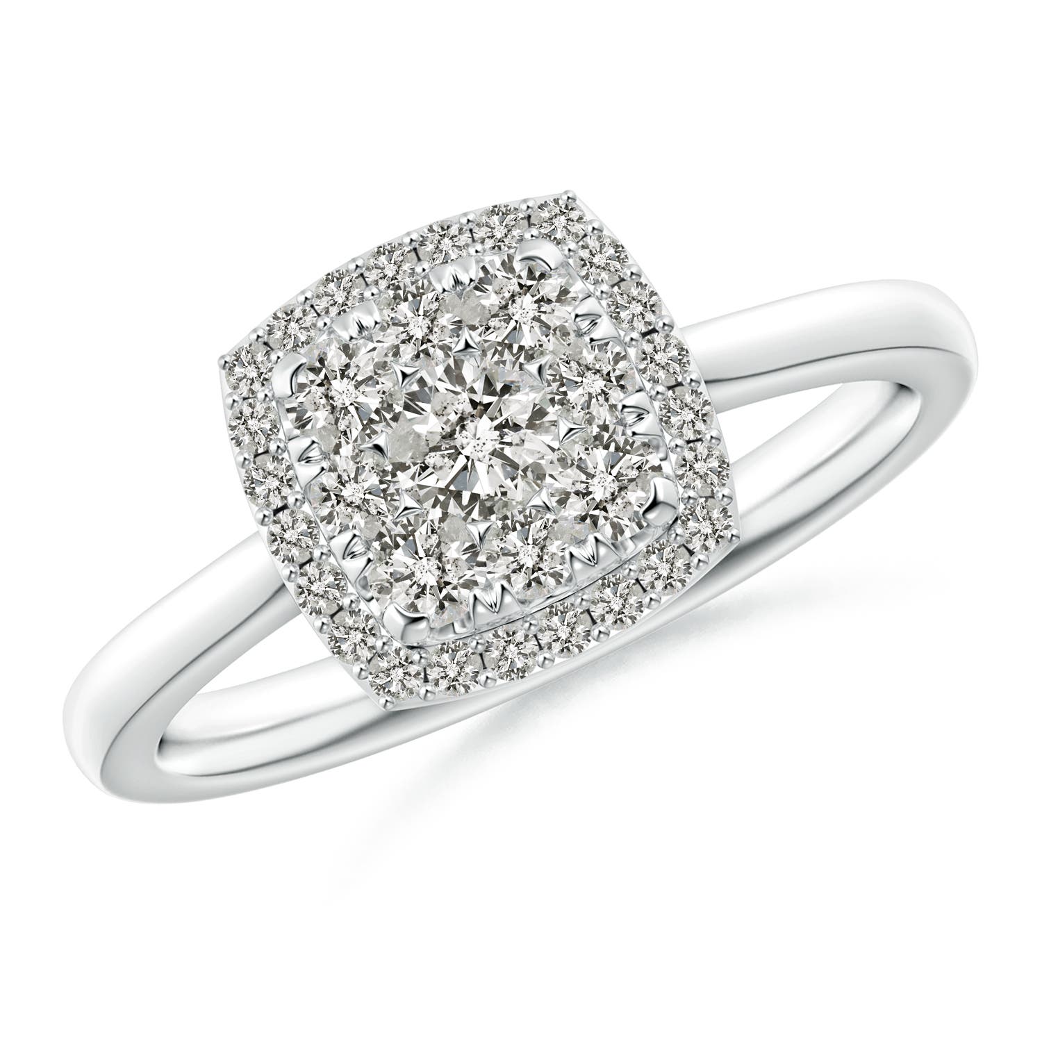 K, I3 / 0.76 CT / 14 KT White Gold