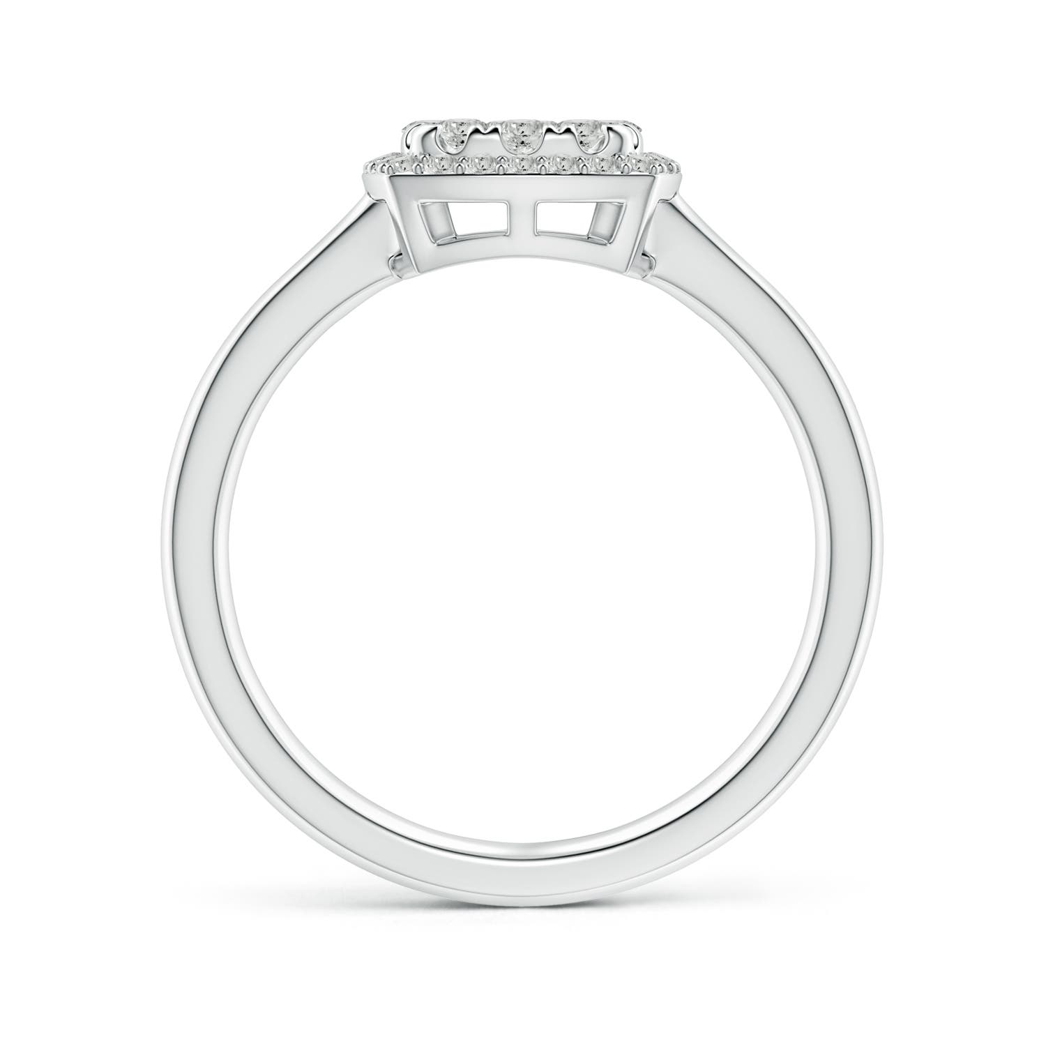 K, I3 / 0.76 CT / 14 KT White Gold