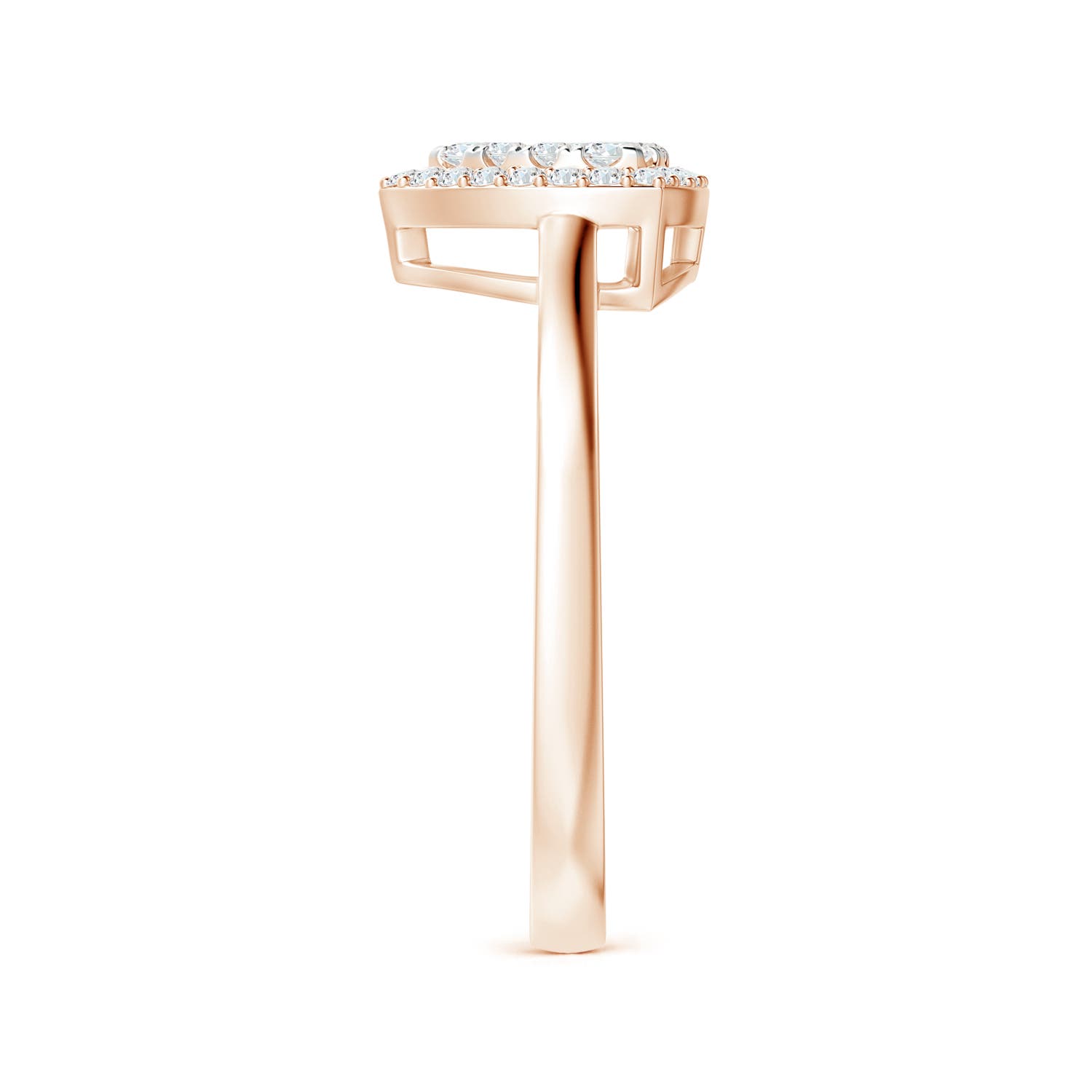 G, VS2 / 0.49 CT / 14 KT Rose Gold