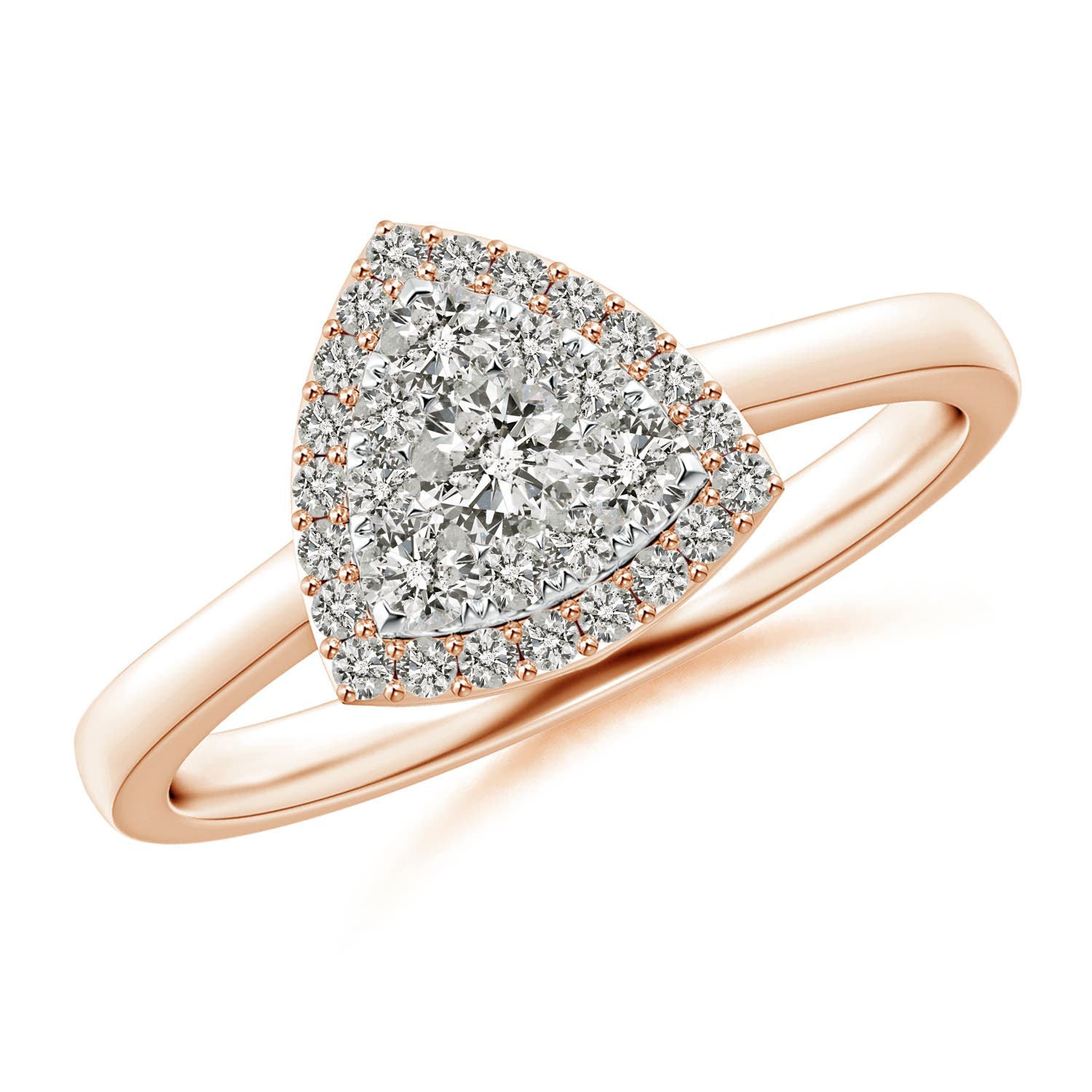 K, I3 / 0.49 CT / 14 KT Rose Gold