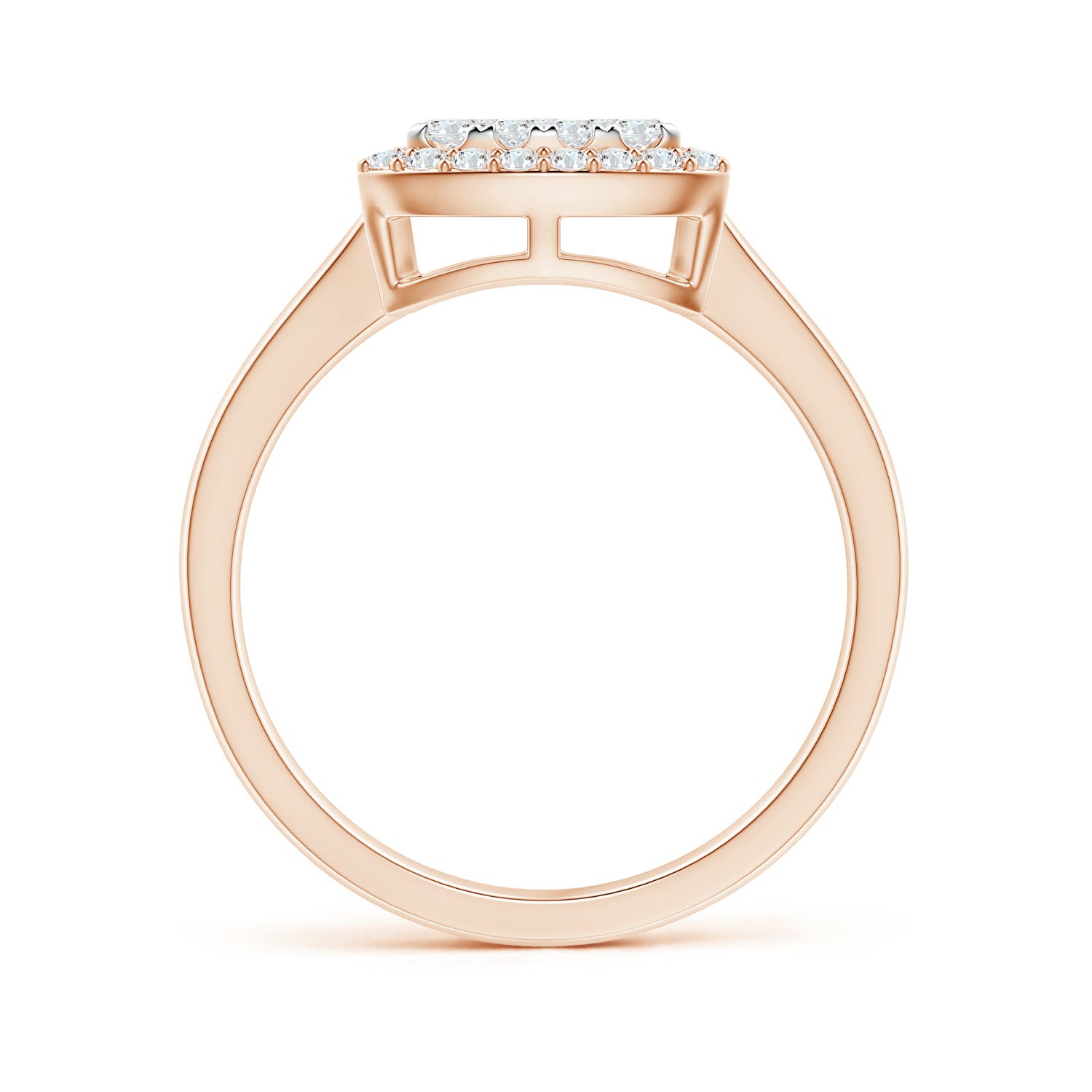 G, VS2 / 0.74 CT / 14 KT Rose Gold