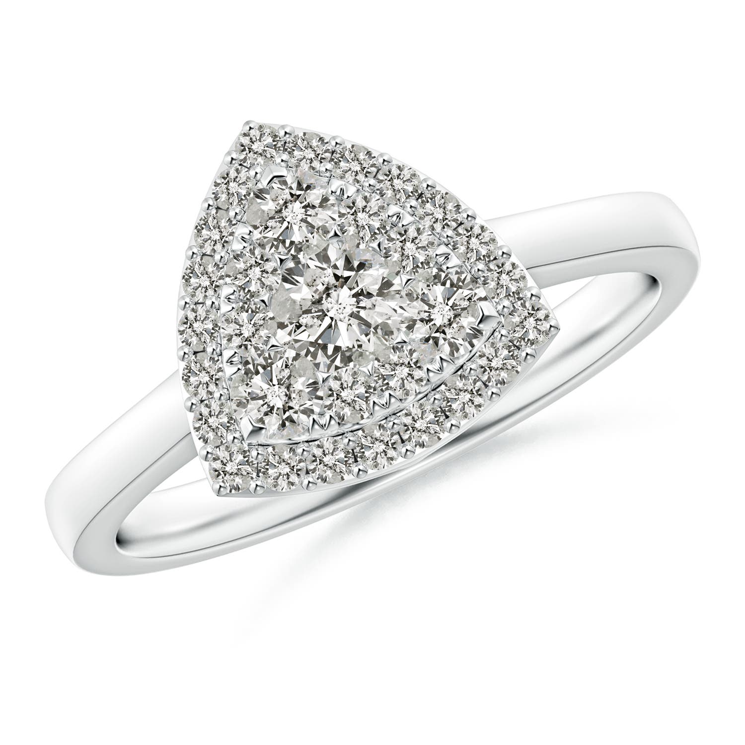 K, I3 / 0.74 CT / 14 KT White Gold