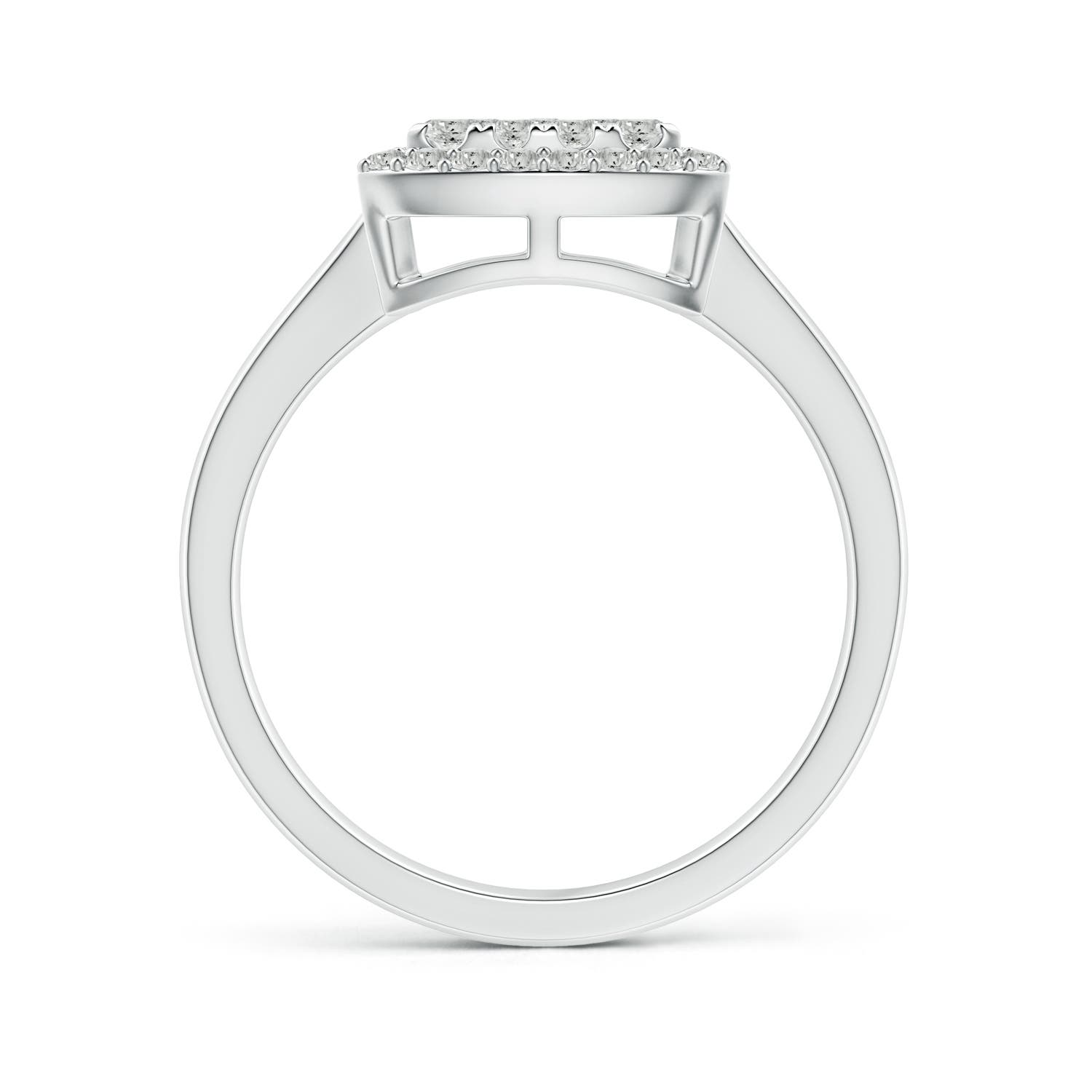 K, I3 / 0.74 CT / 14 KT White Gold