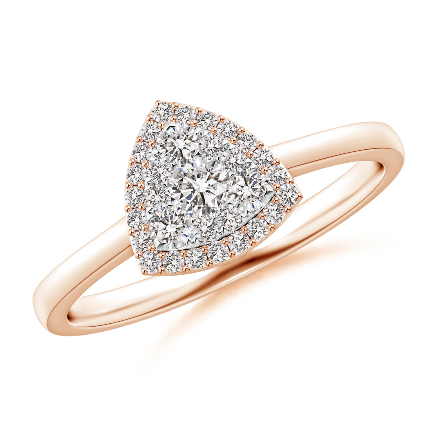 I-J, I1-I2 / 0.38 CT / 14 KT Rose Gold