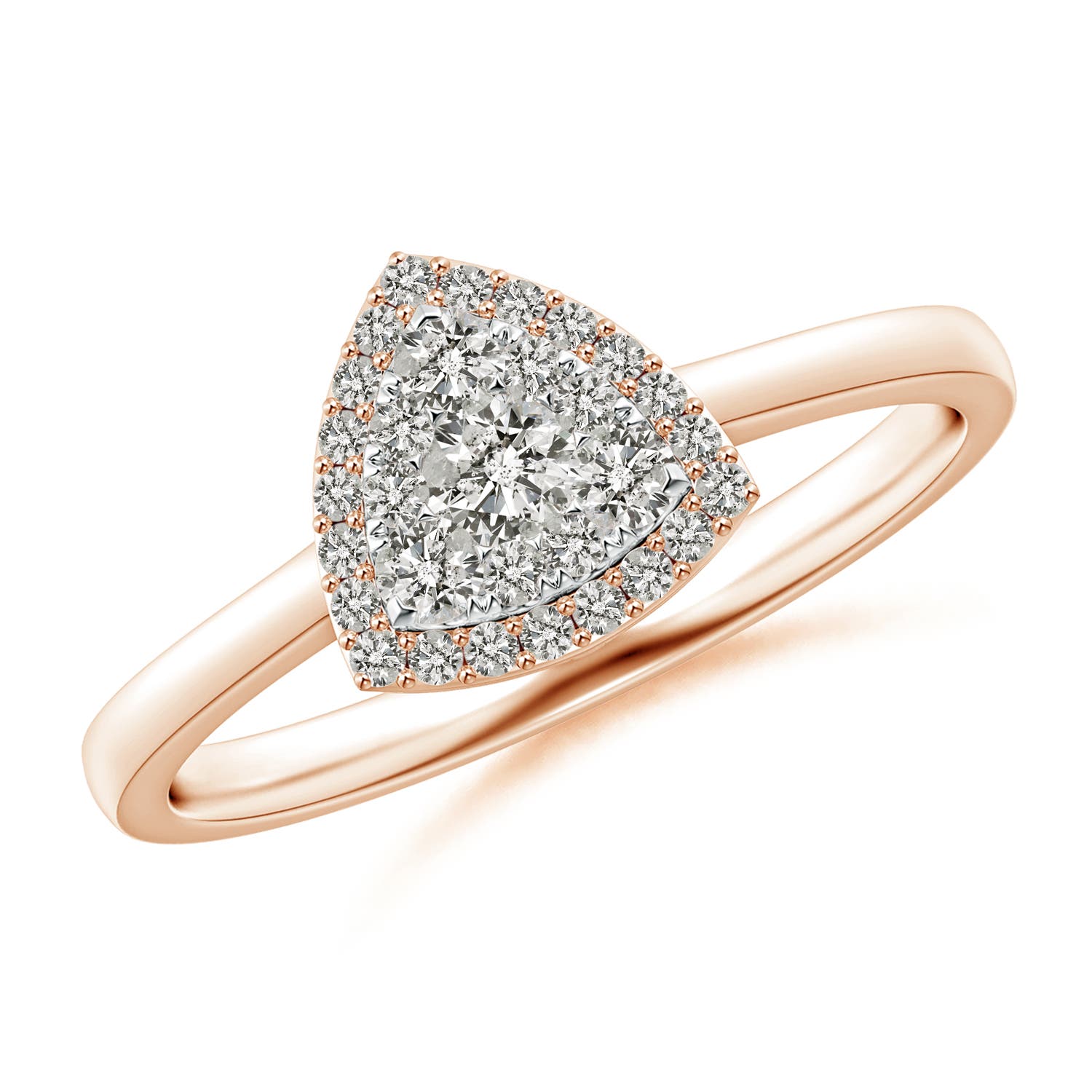 K, I3 / 0.38 CT / 14 KT Rose Gold