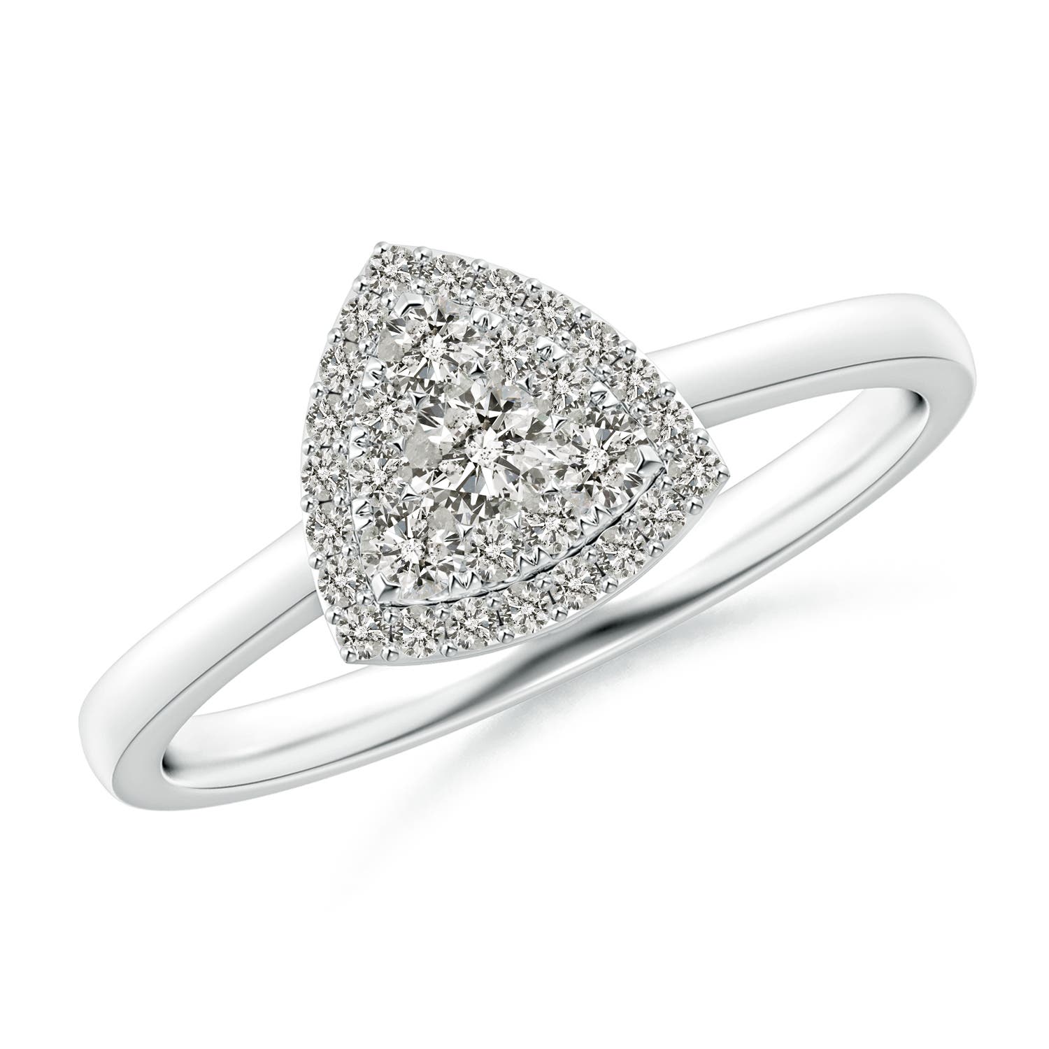 K, I3 / 0.38 CT / 14 KT White Gold