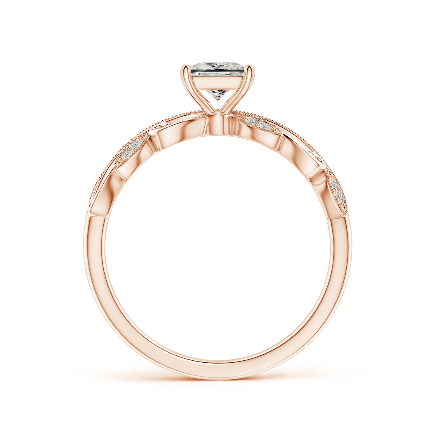 K, I3 / 0.61 CT / 14 KT Rose Gold