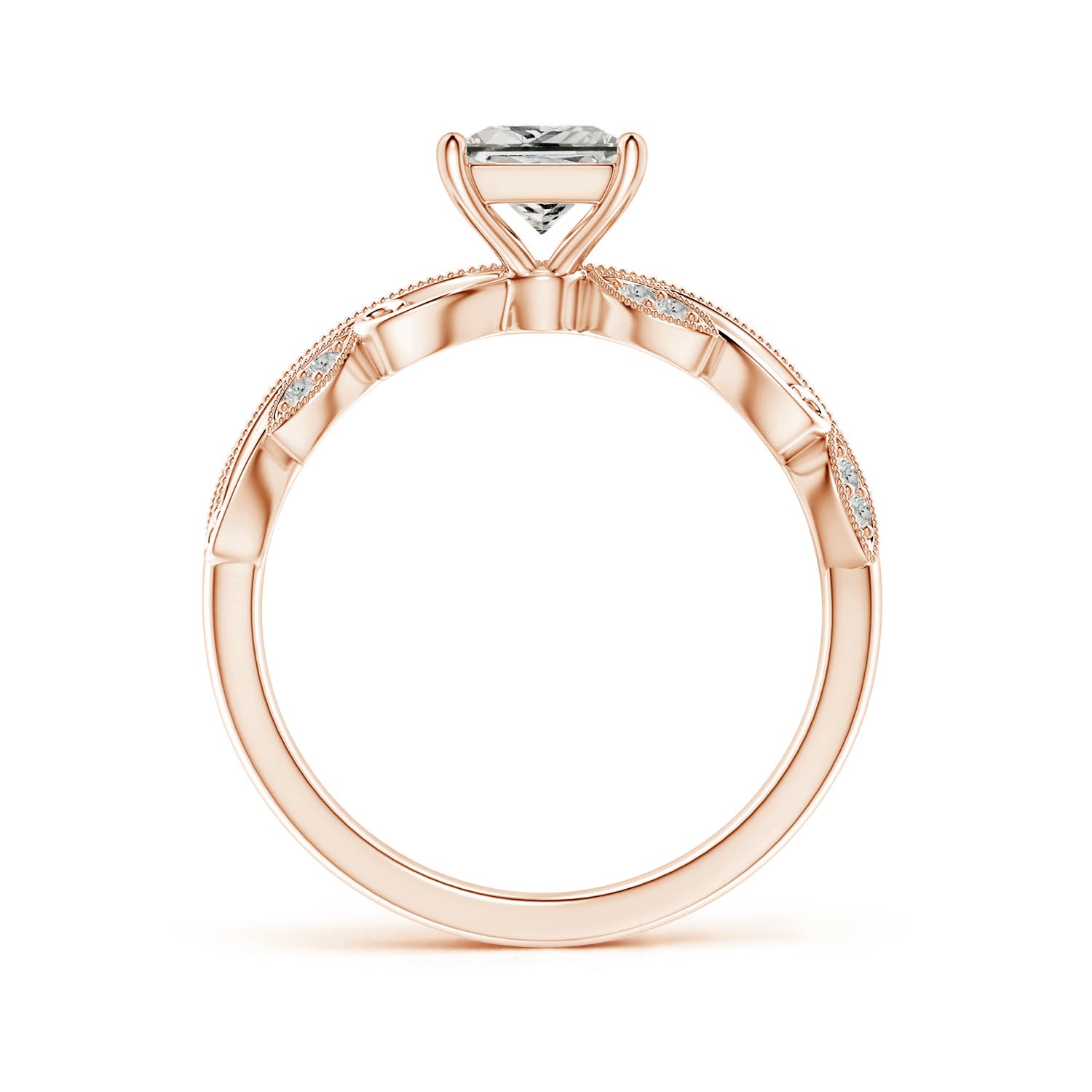 K, I3 / 0.98 CT / 14 KT Rose Gold