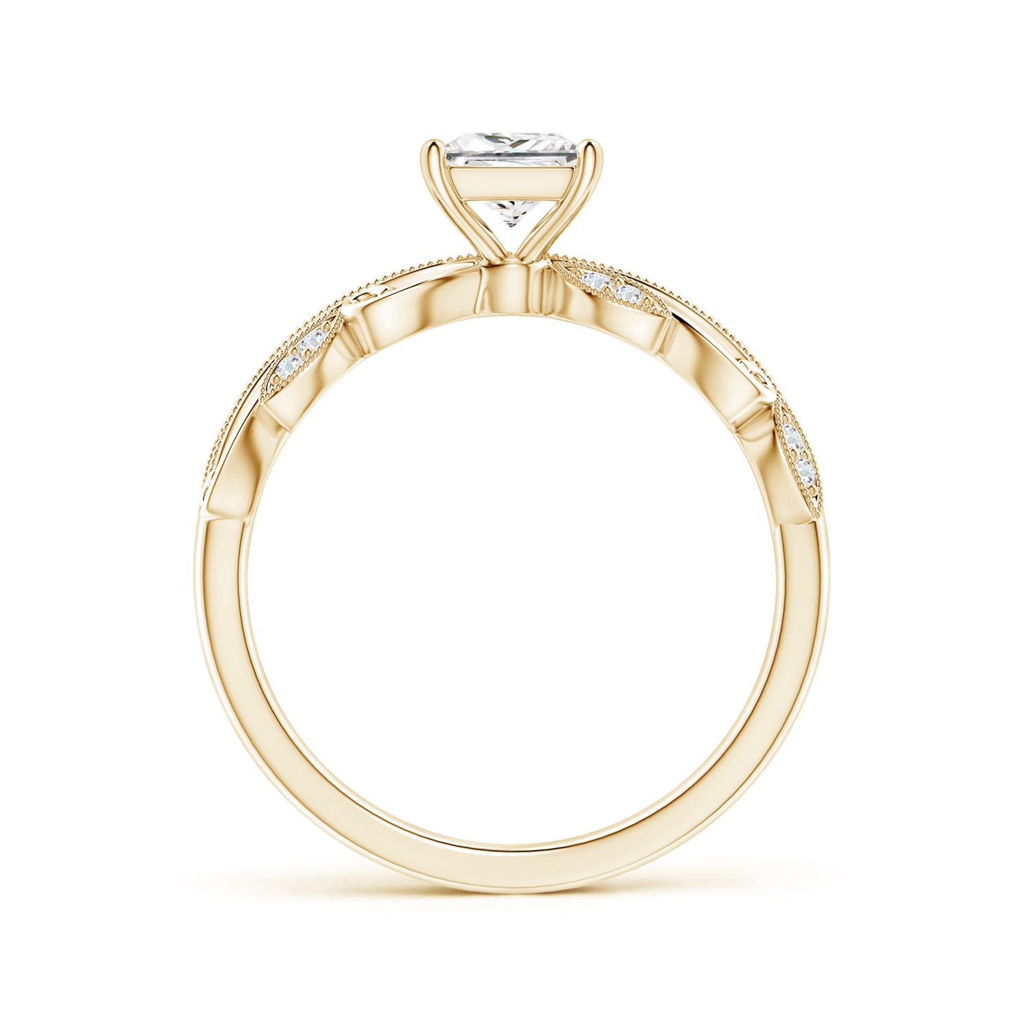 F-G, VS / 0.77 CT / 14 KT Yellow Gold