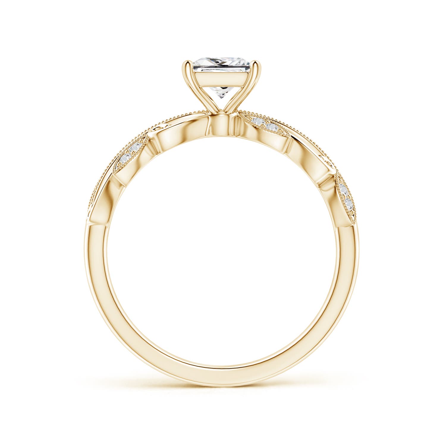 H, SI2 / 0.77 CT / 14 KT Yellow Gold