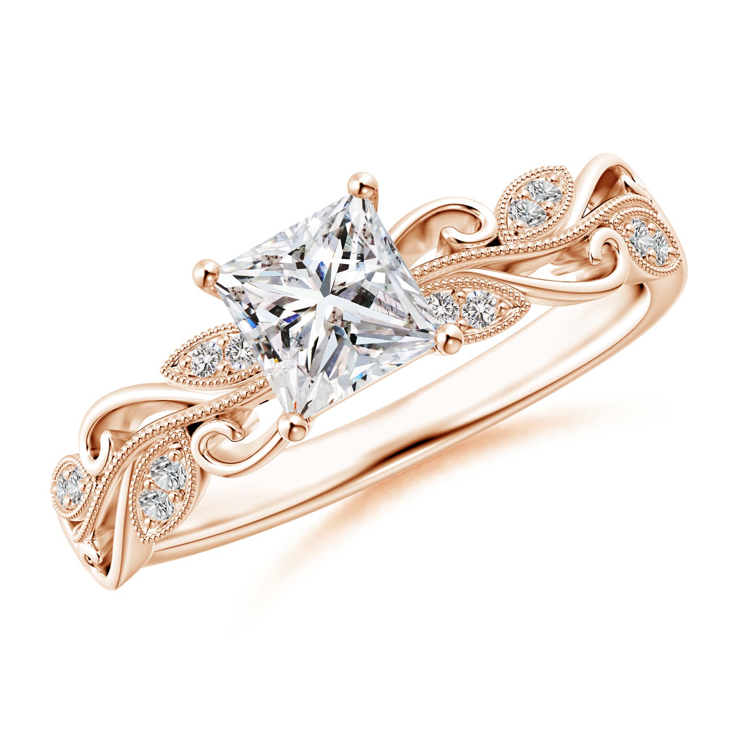 I-J, I1-I2 / 0.77 CT / 14 KT Rose Gold