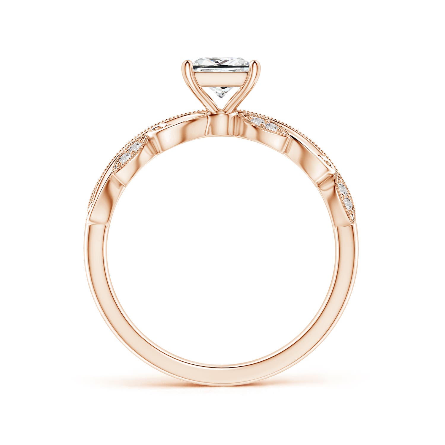 I-J, I1-I2 / 0.77 CT / 14 KT Rose Gold