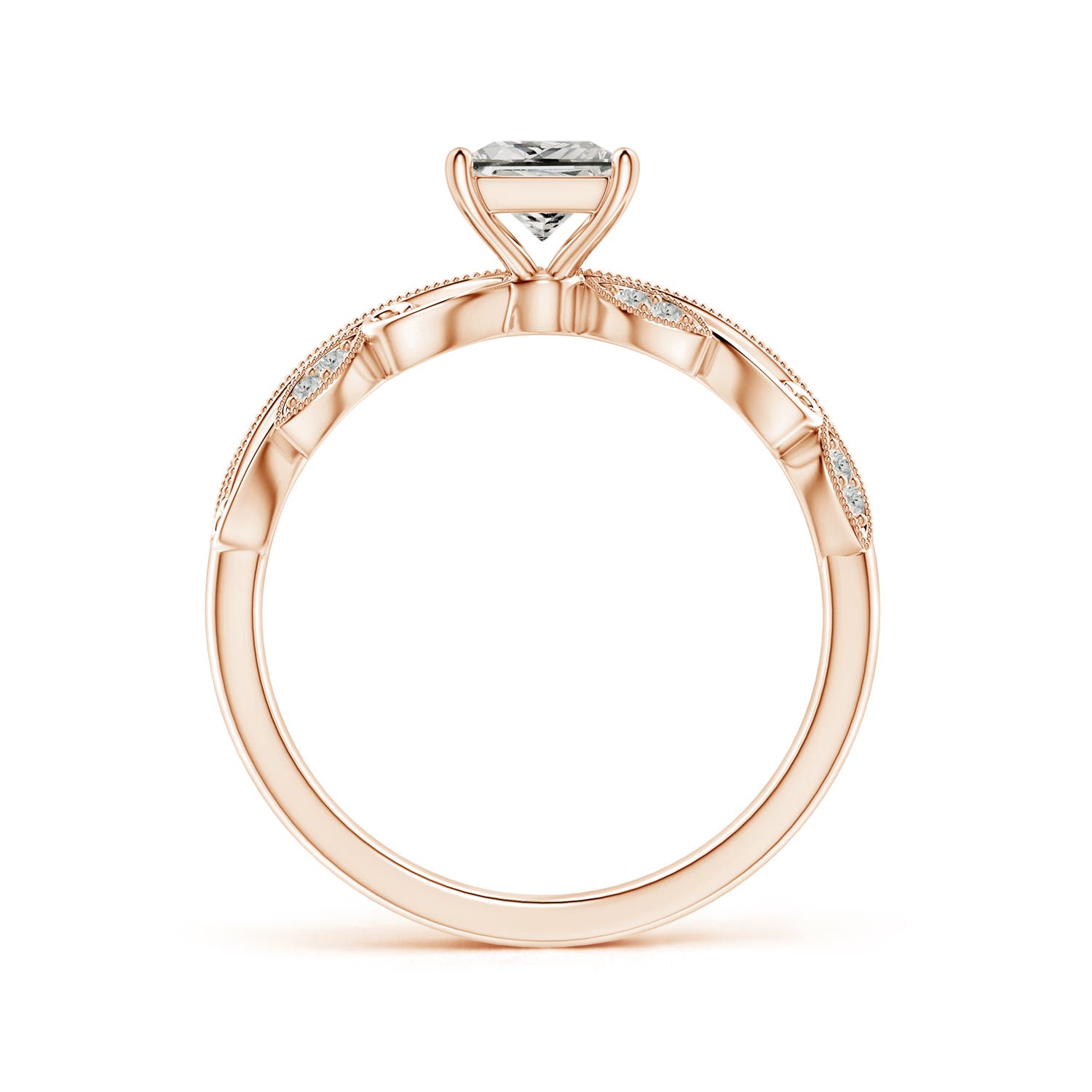 K, I3 / 0.77 CT / 14 KT Rose Gold