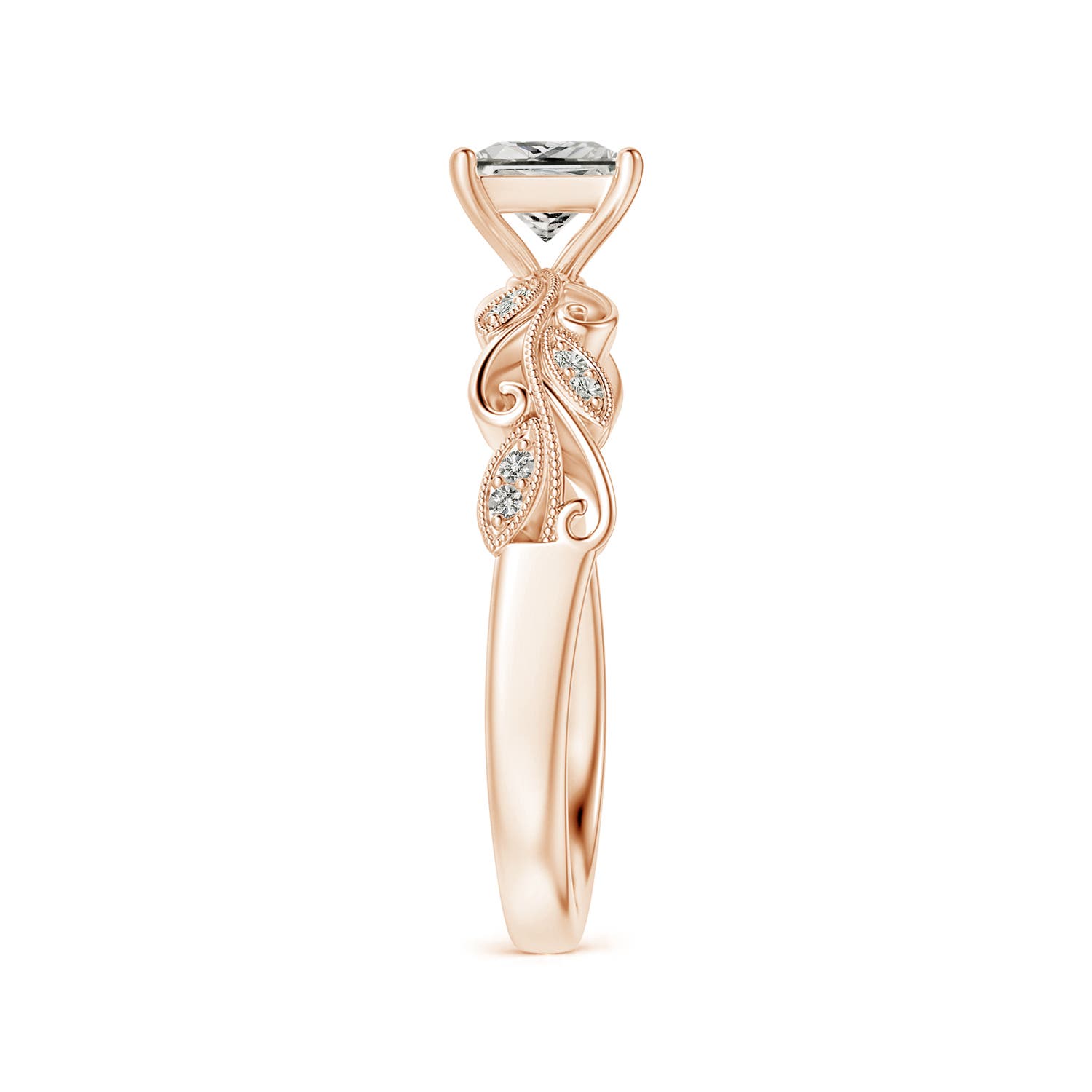 K, I3 / 0.77 CT / 14 KT Rose Gold