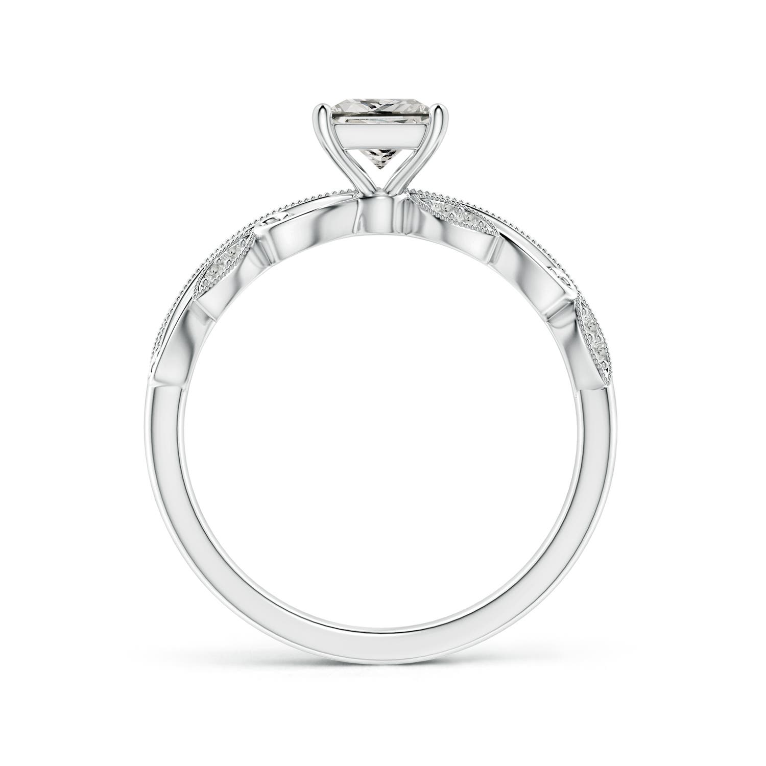 K, I3 / 0.77 CT / 14 KT White Gold