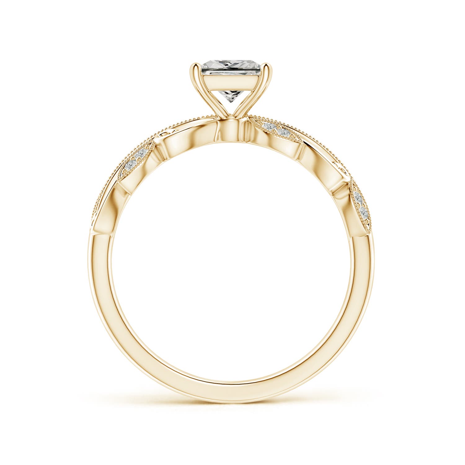 K, I3 / 0.77 CT / 14 KT Yellow Gold