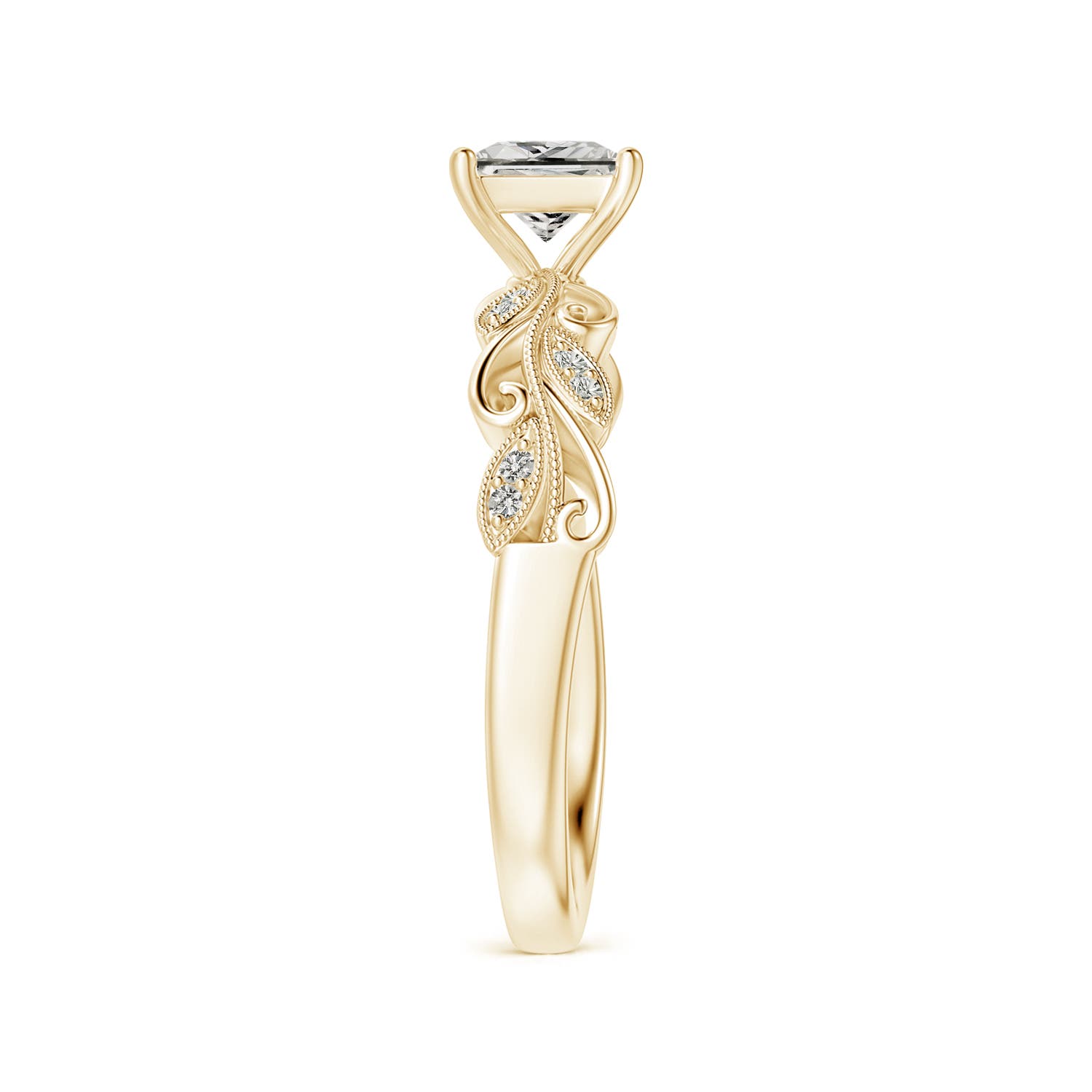 K, I3 / 0.77 CT / 14 KT Yellow Gold