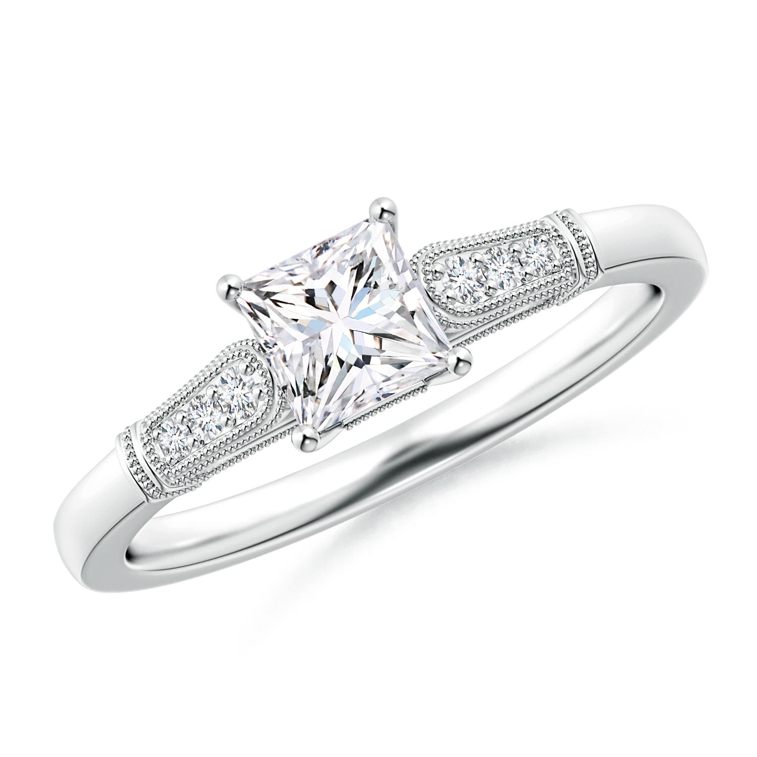 G, VS2 / 0.6 CT / 14 KT White Gold