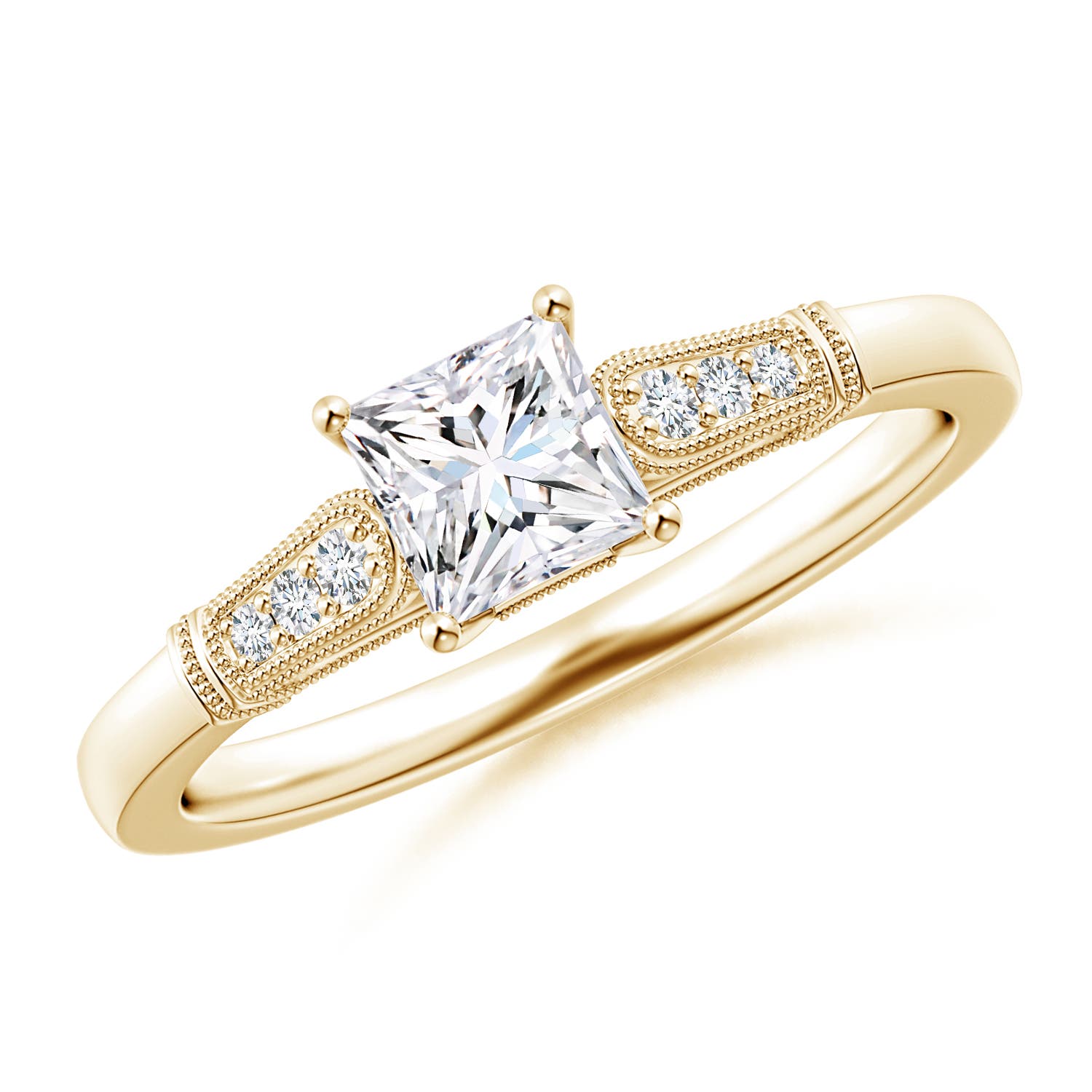 G, VS2 / 0.6 CT / 14 KT Yellow Gold