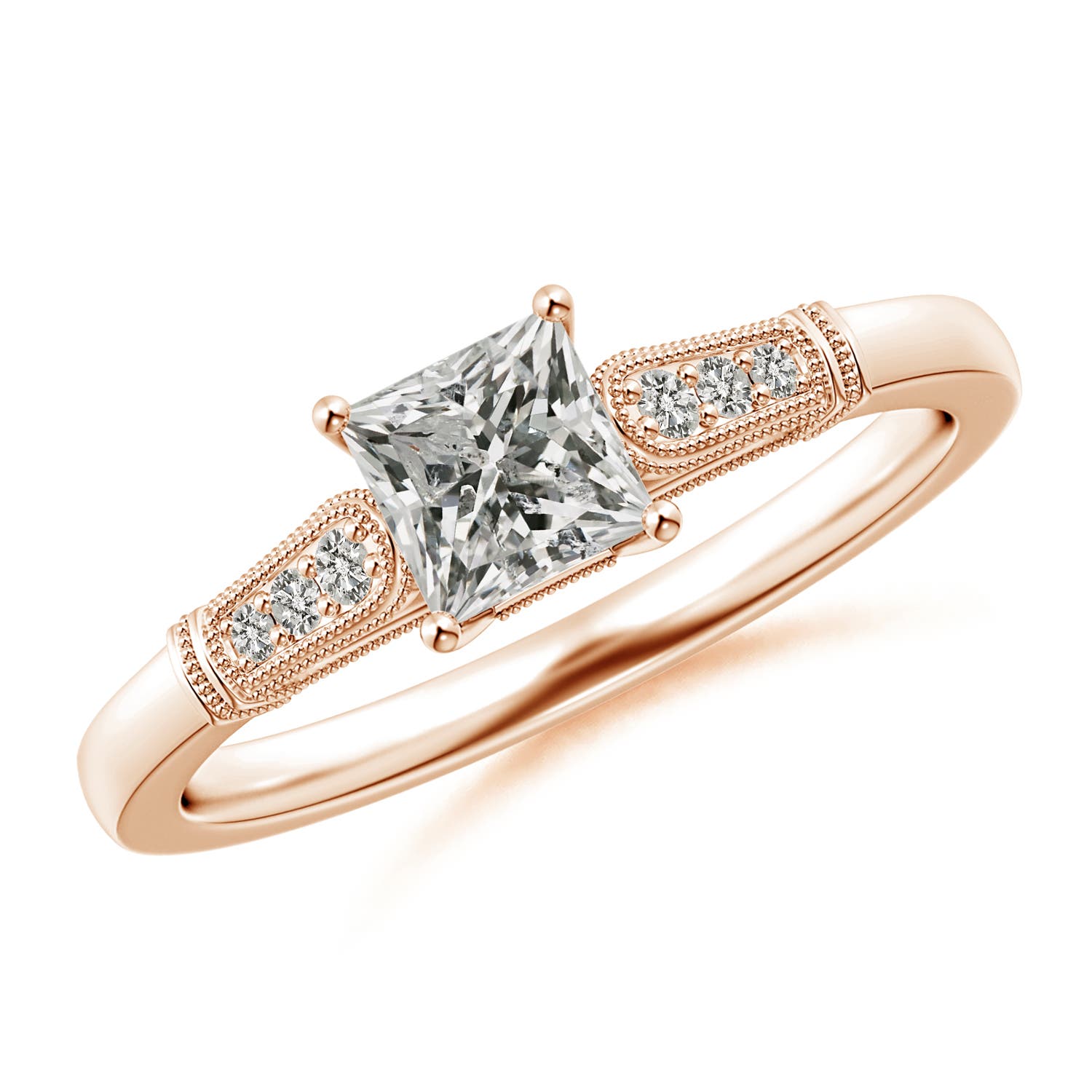 K, I3 / 0.6 CT / 14 KT Rose Gold