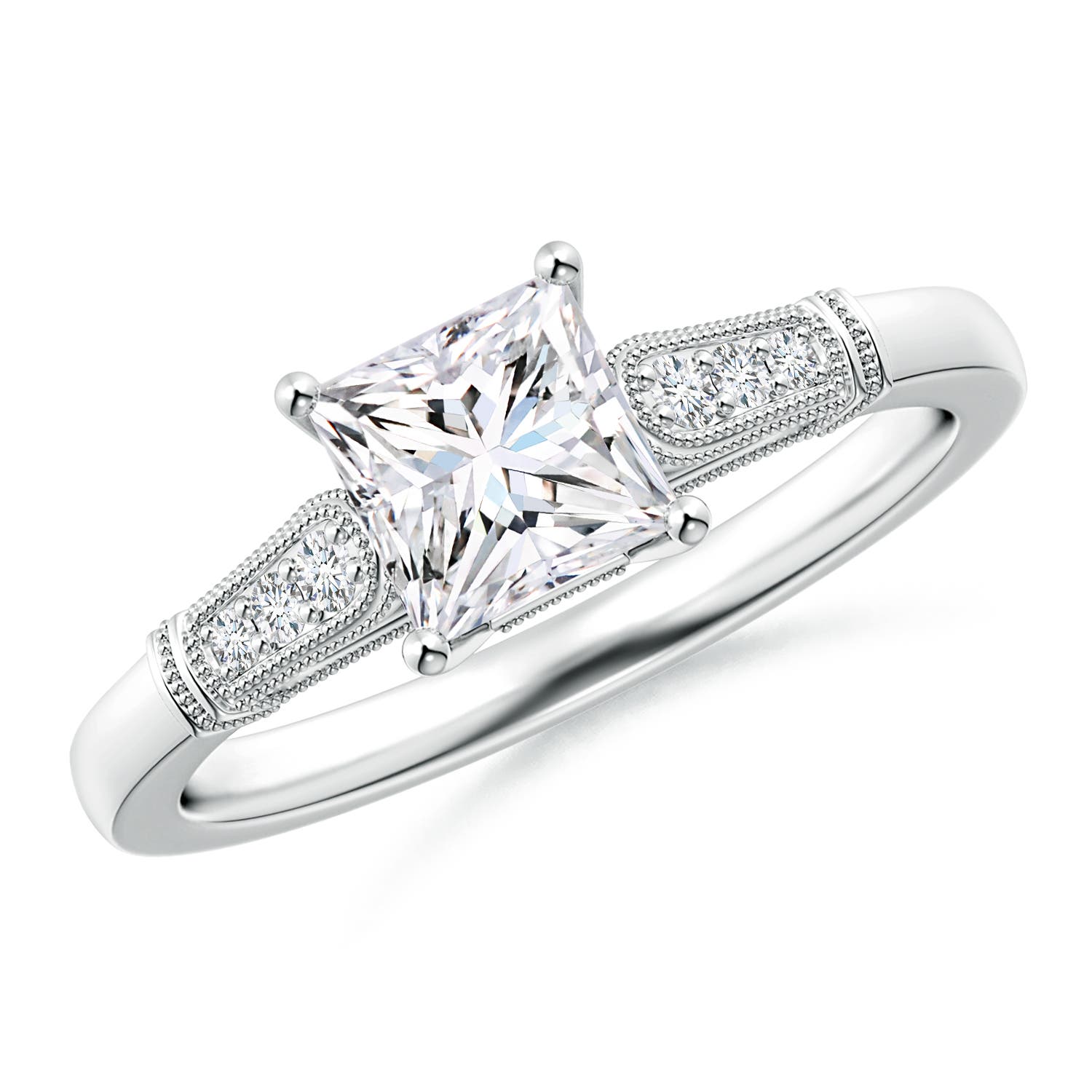 G, VS2 / 0.98 CT / 14 KT White Gold