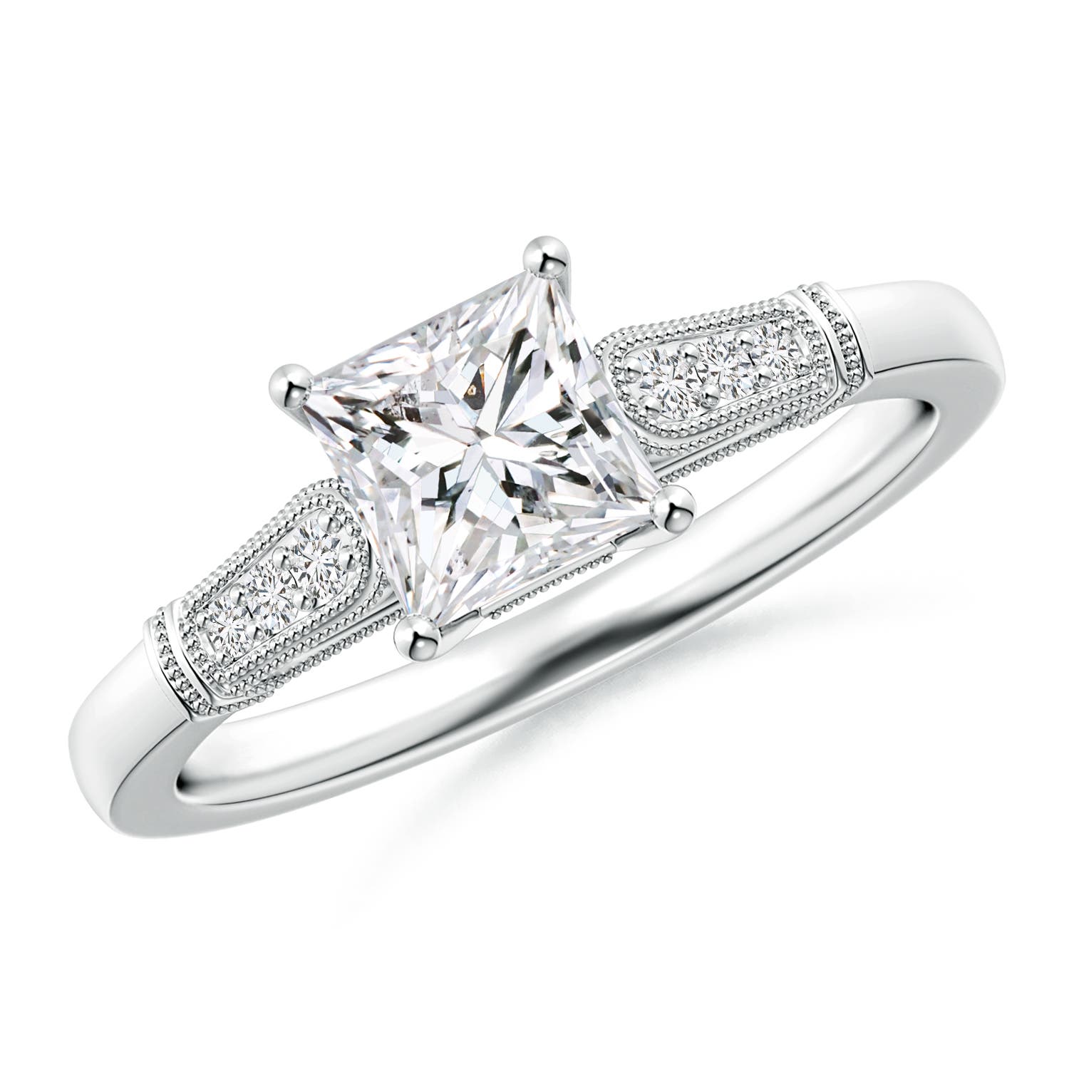 H, SI2 / 0.98 CT / 14 KT White Gold